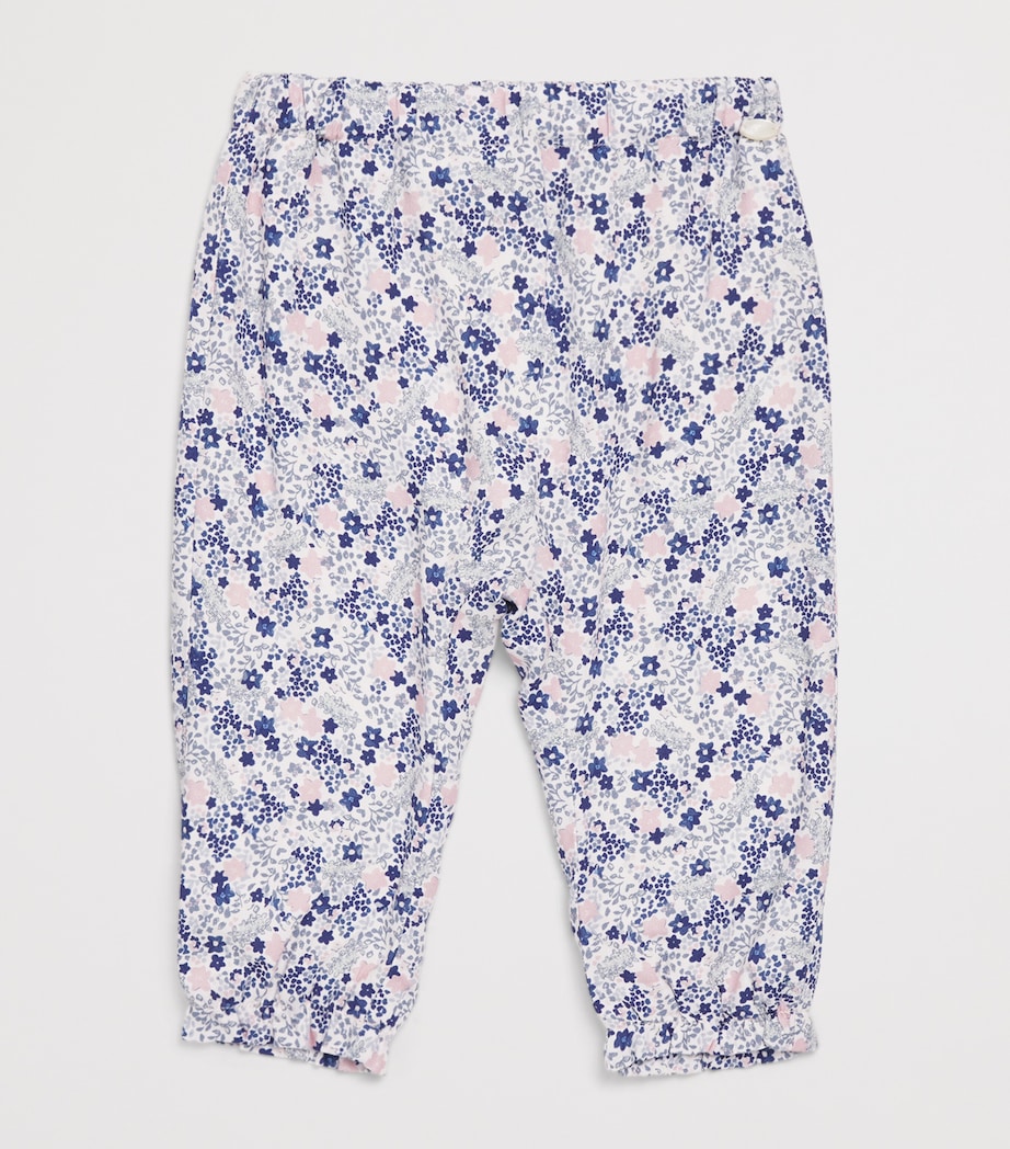 Floral Leggings (3 Months-4 Years) 40BLEUET Image 2
