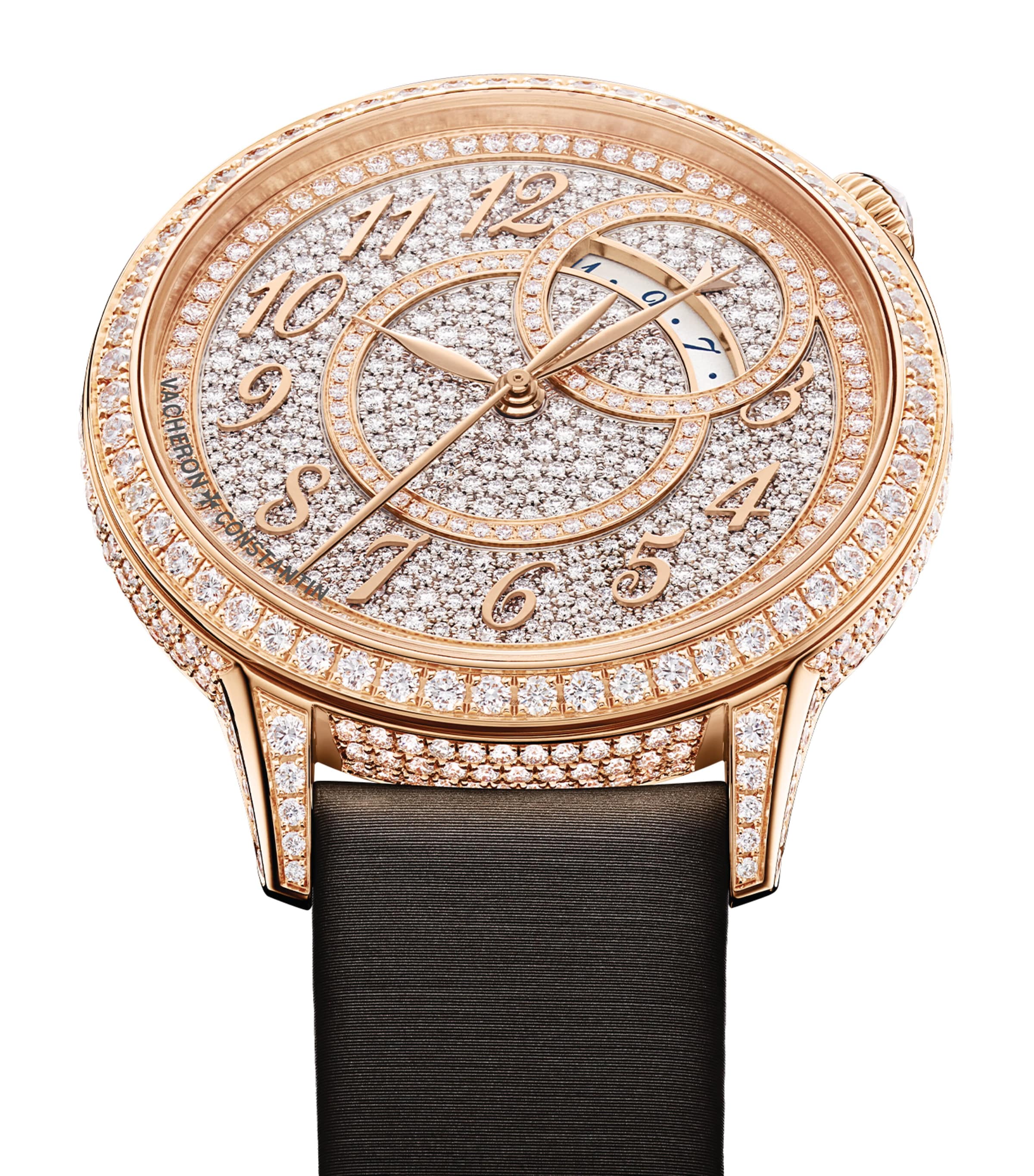 Rose Gold and Diamond Egérie Watch 35mm RED GOLD Image 2