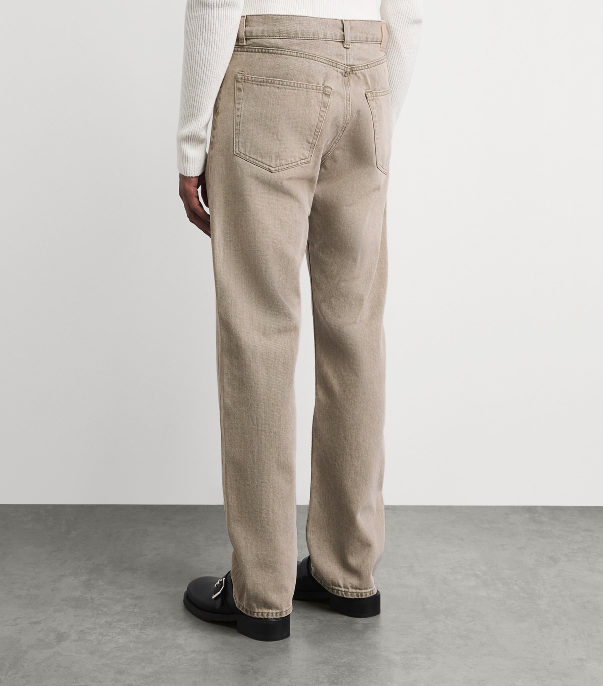 Our Legacy Mens First Cut Straight Jeans Olive Breeze Image 5