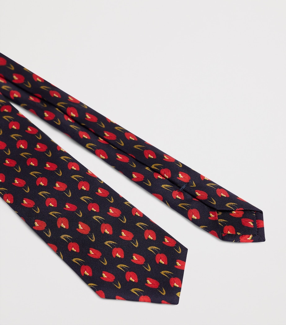 Givenchy Silk Tulip Tie Image 2