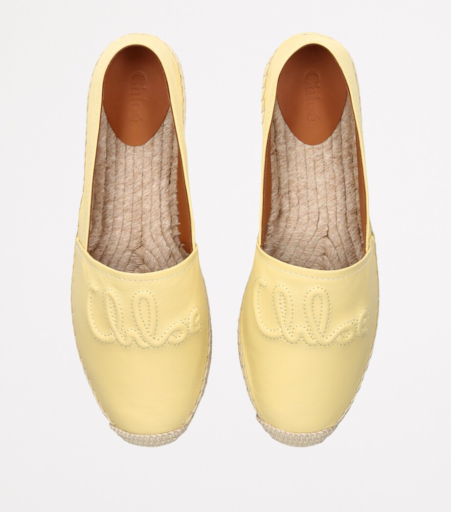 Leather Isla Espadrilles YELLOW Image 4