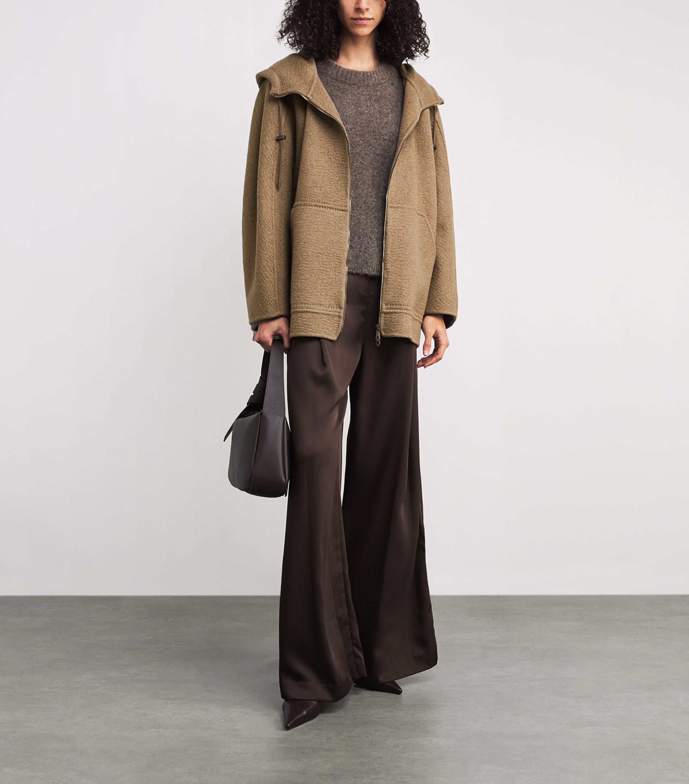 Cashmere Sweatshirt Coat TURTLEDOVE Image 2