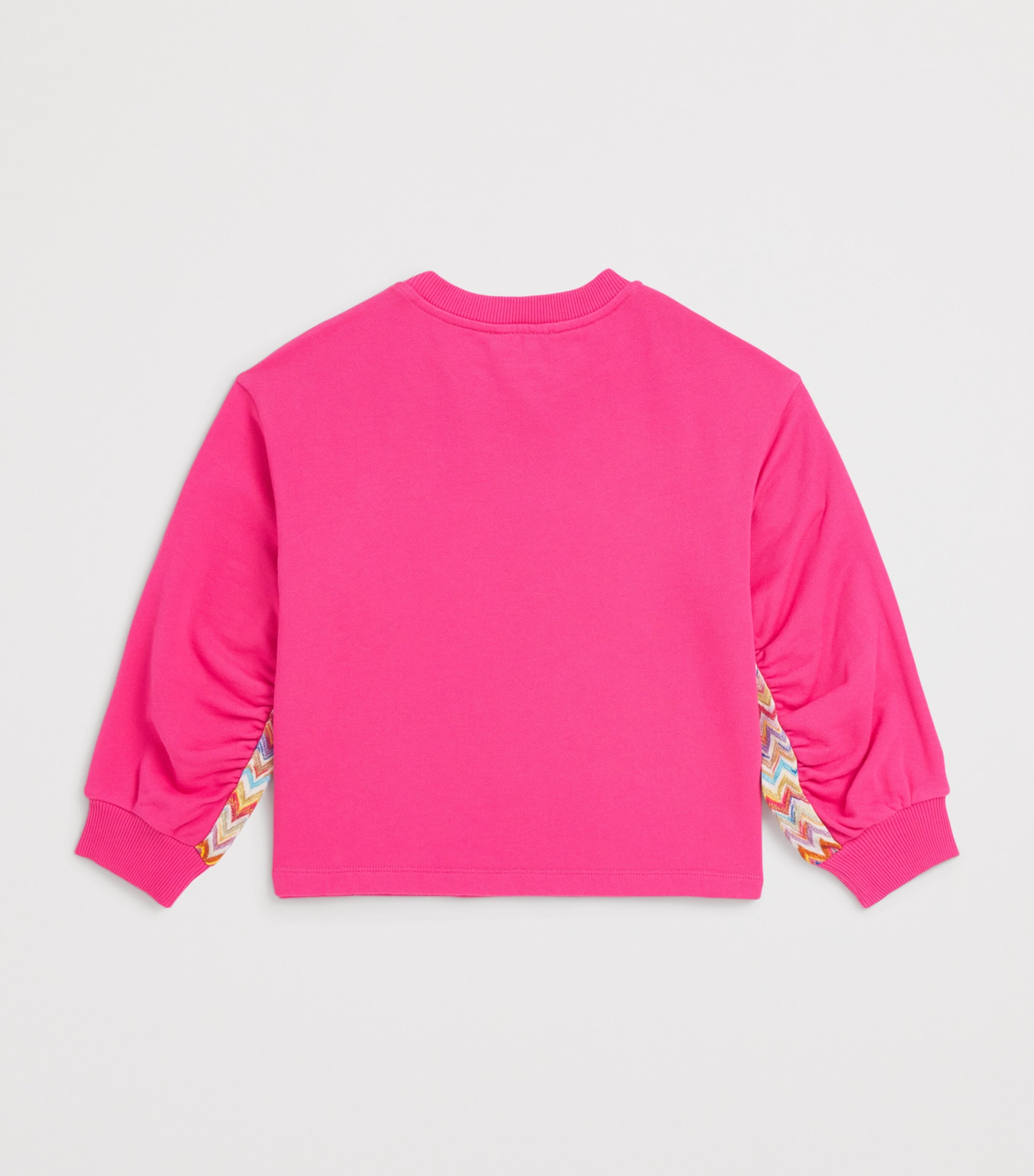 Logo Print Sweatshirt (4-14 Years) 513MCFUCSIA/MULTICOL Image 2