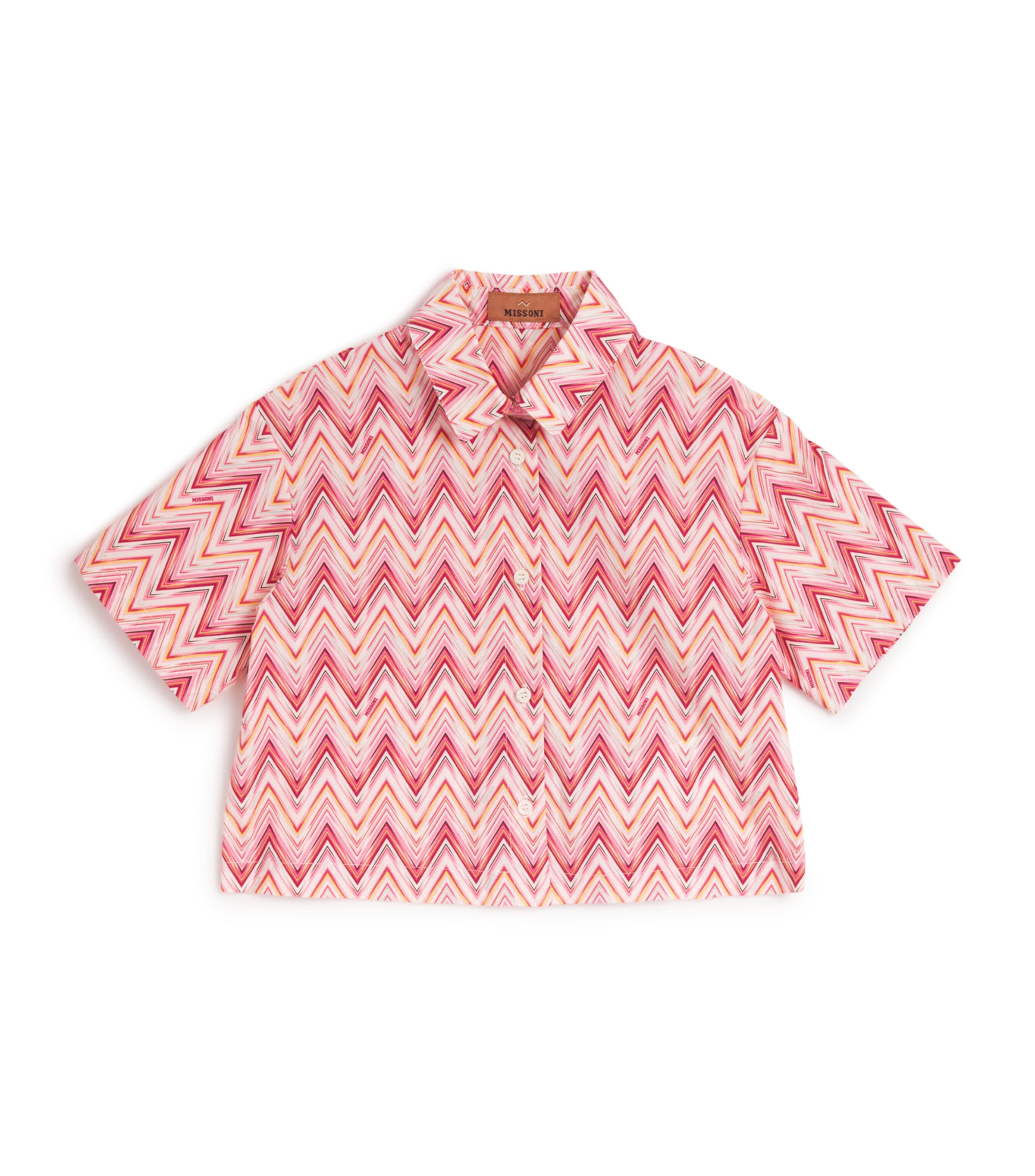 Missoni Kids Cotton Zigzag Shirt (4-14 Years) Image 1