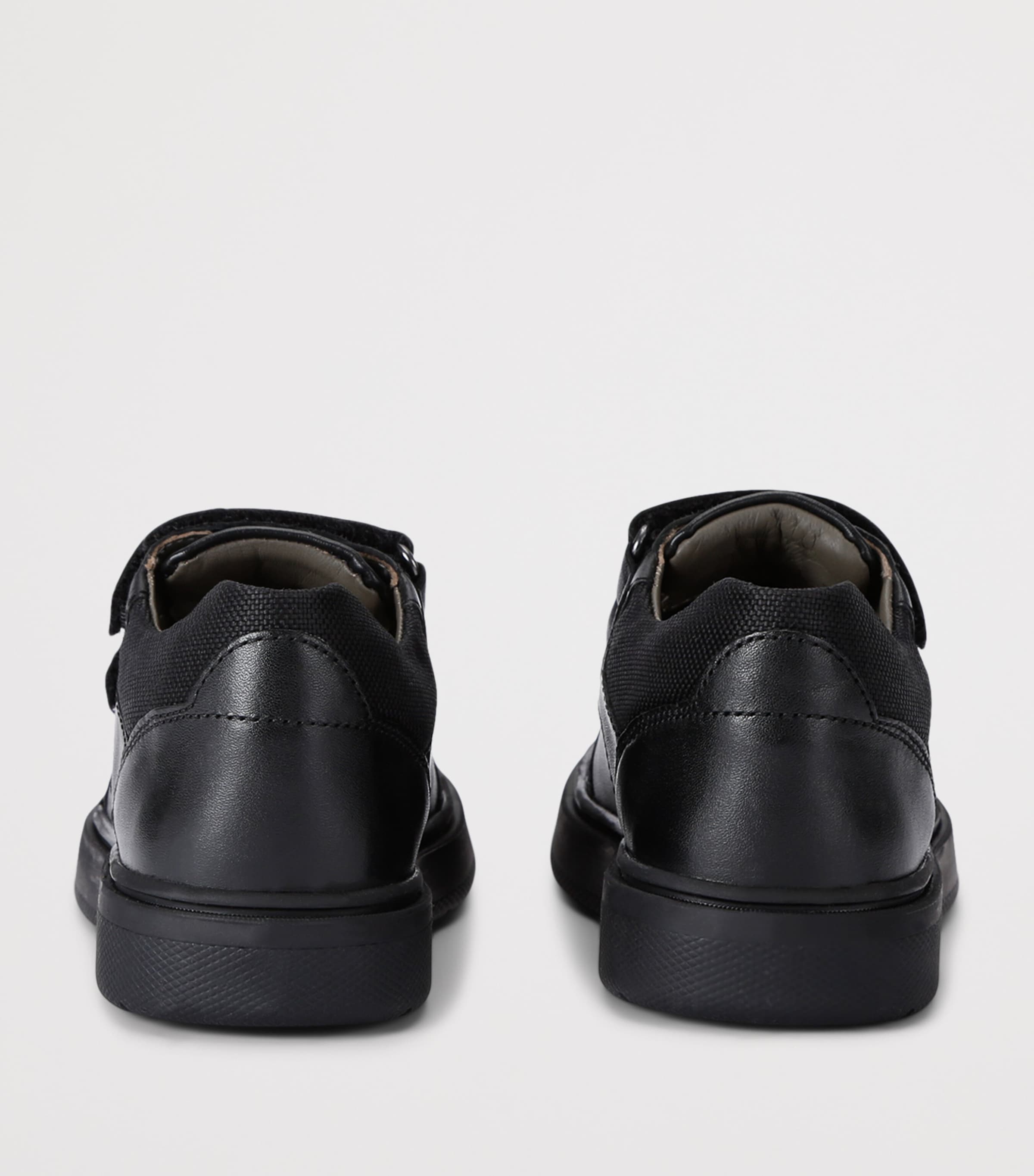 Leather J Riddock Velcro Sneakers BLACK Image 2