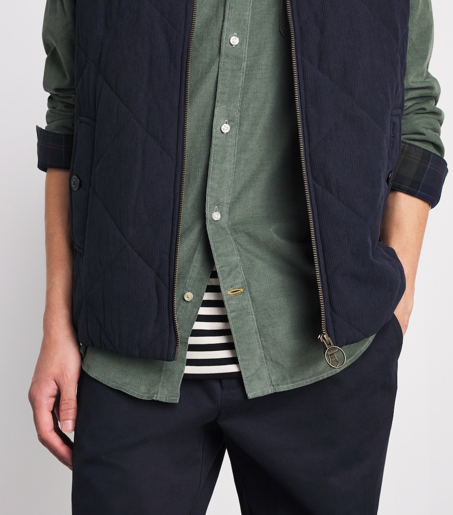 Barbour Mens Cotton Ramsey Tailored Shirt Agave Green Image 3