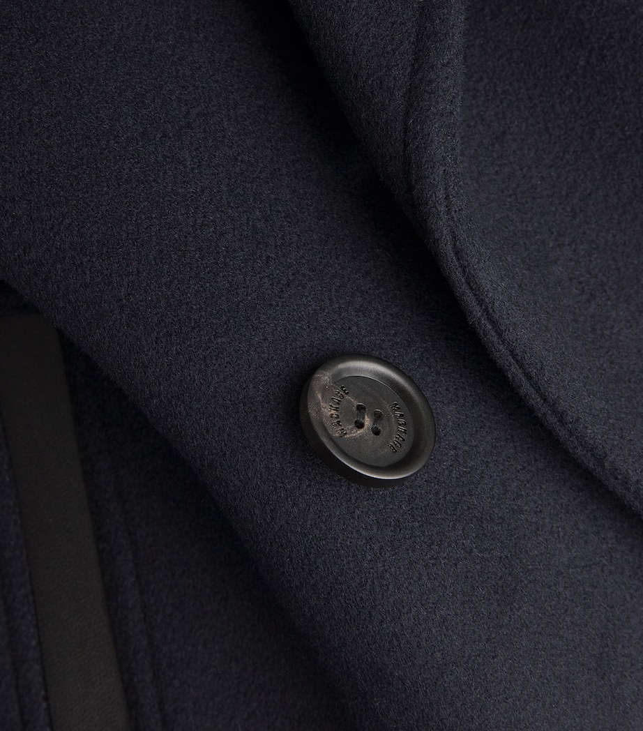 Wool Cole Pea Coat NAVY Image 5