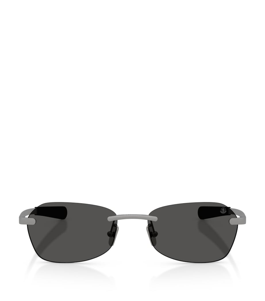 Moncler Orris Irregular Rectangle Sunglasses Grey Image 1