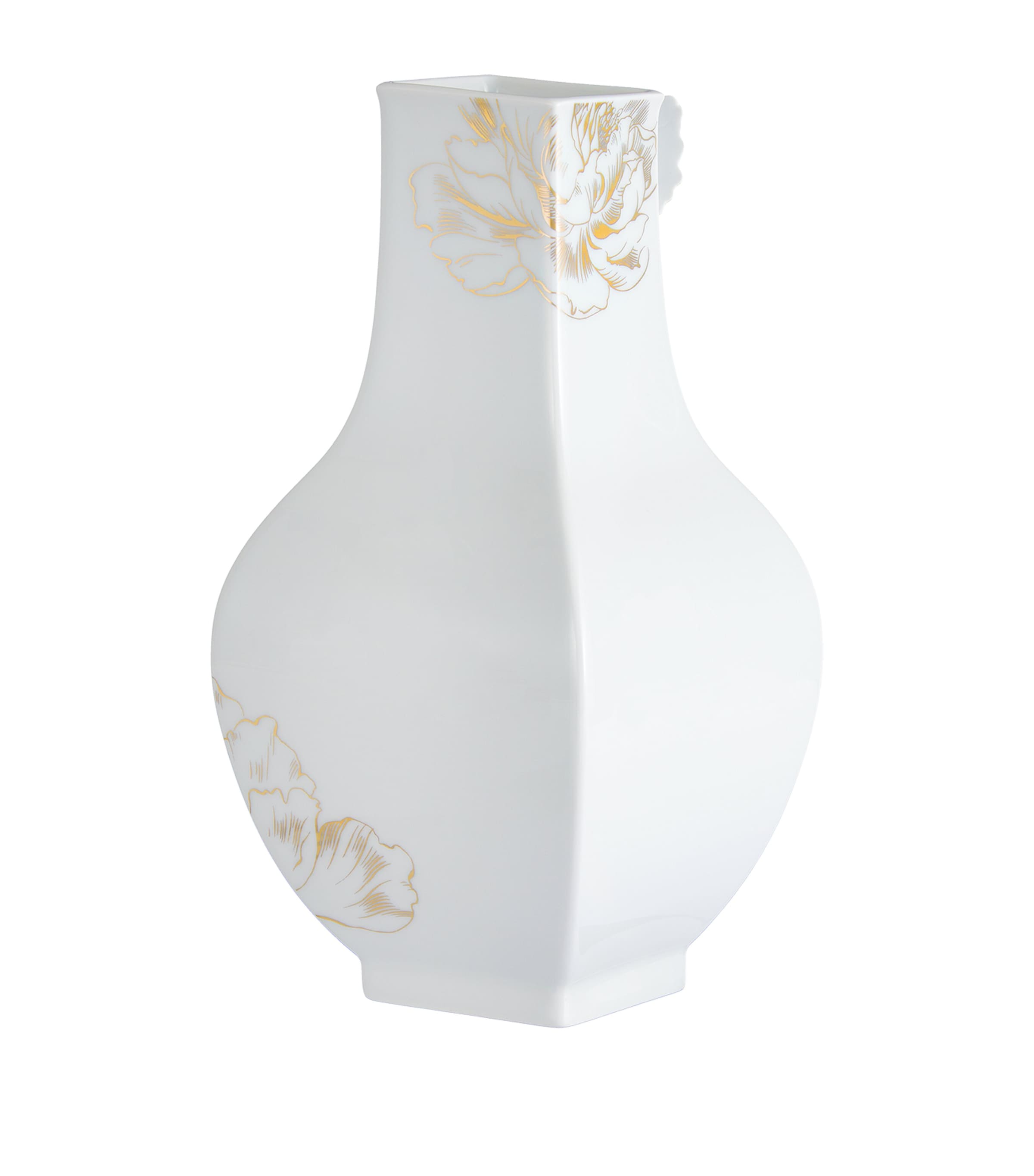 Large Porcelain Giant Bloom Vase (25.5cm) NO COLOUR Image 2