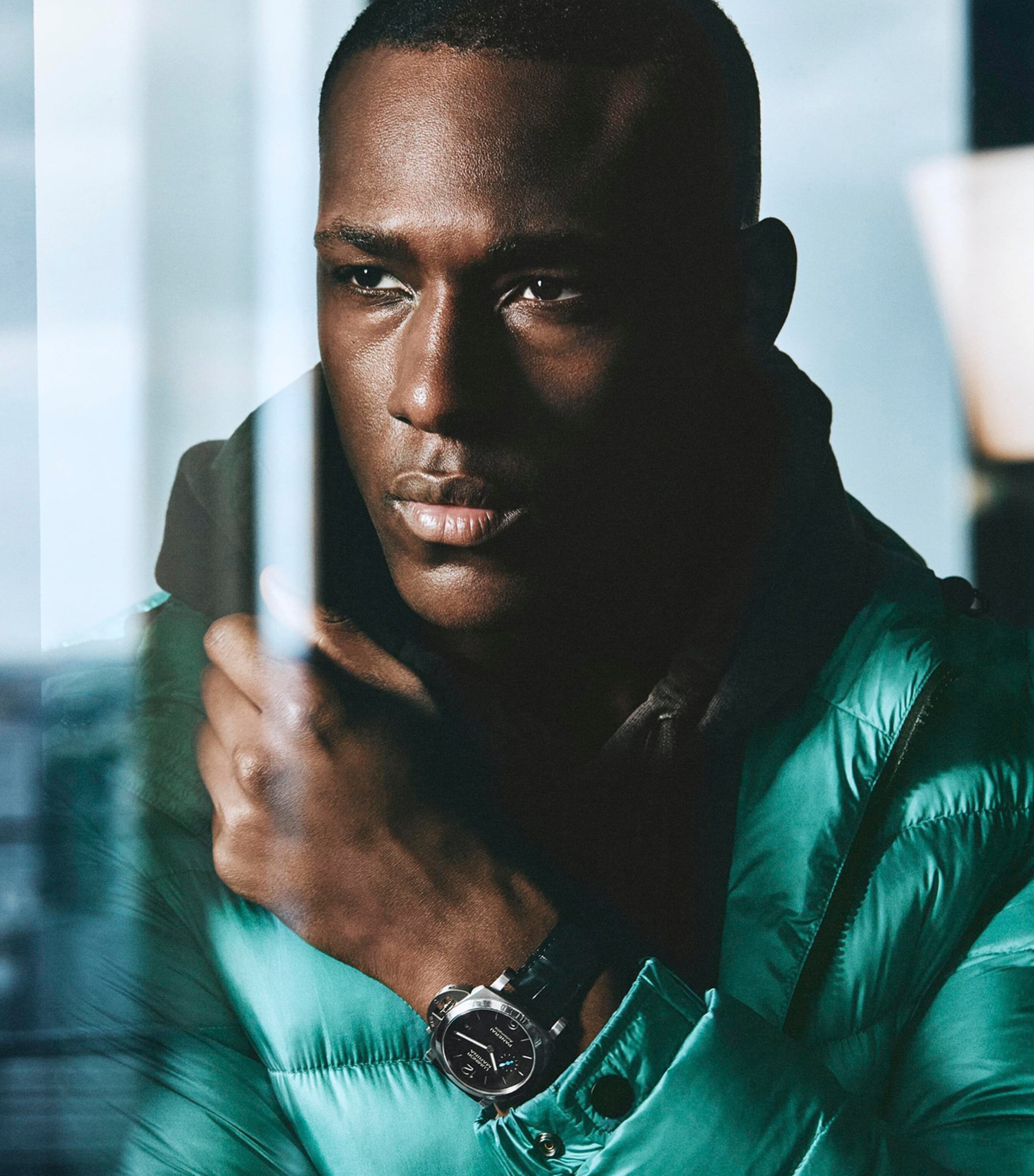 Stainless Steel Luminor Marina Watch 40mm BLACK Image 9