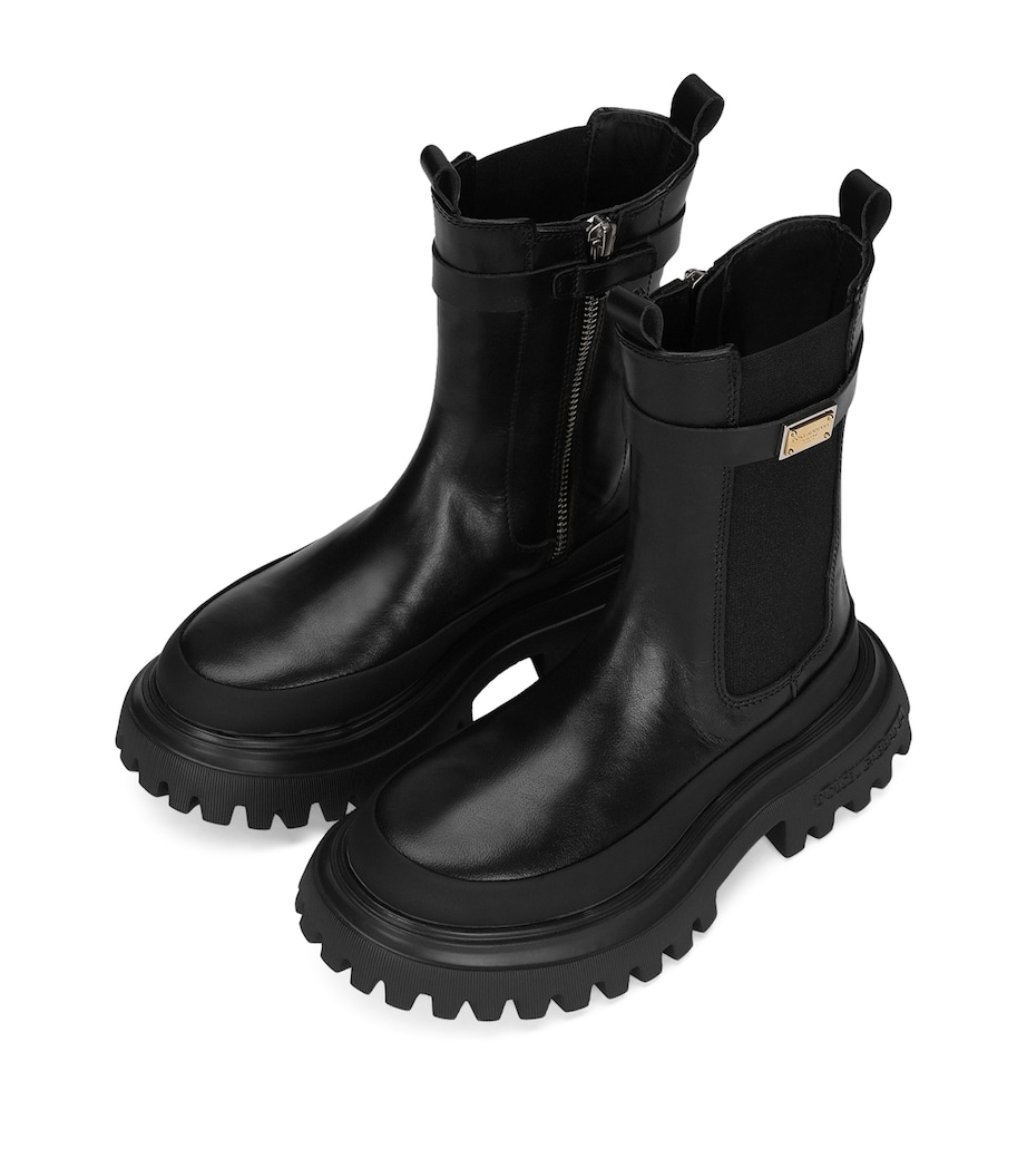 Chunky Chelsea Boots 80999-BLACK Image 3