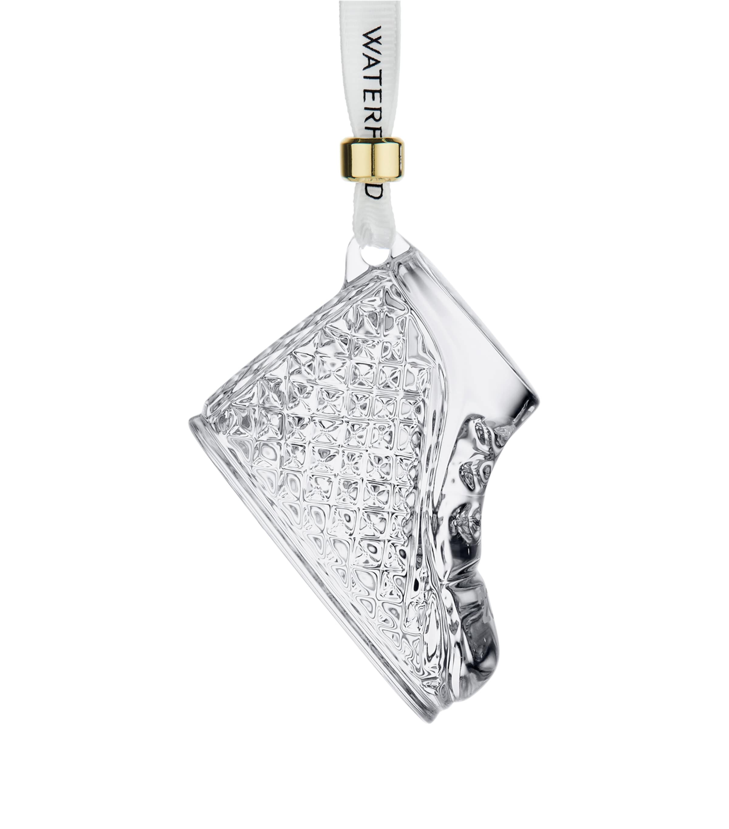 Crystal Baby's First Boot Tree Decoration 2025 CLEAR Image 1