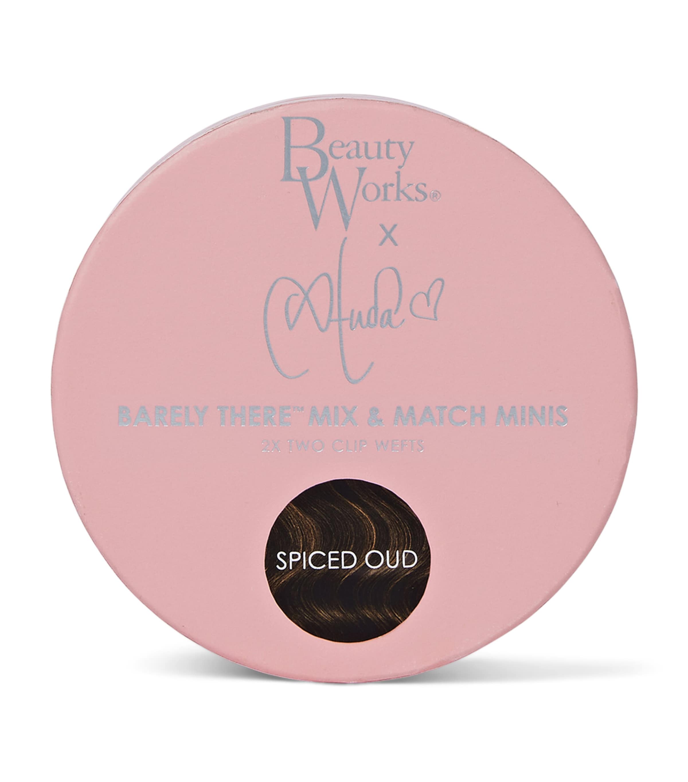 Beauty Works x Huda BARELY THERE Mix & Match Minis Clip-In Hair Extensions (18") CHAMPAGNE BLONDE Image 3