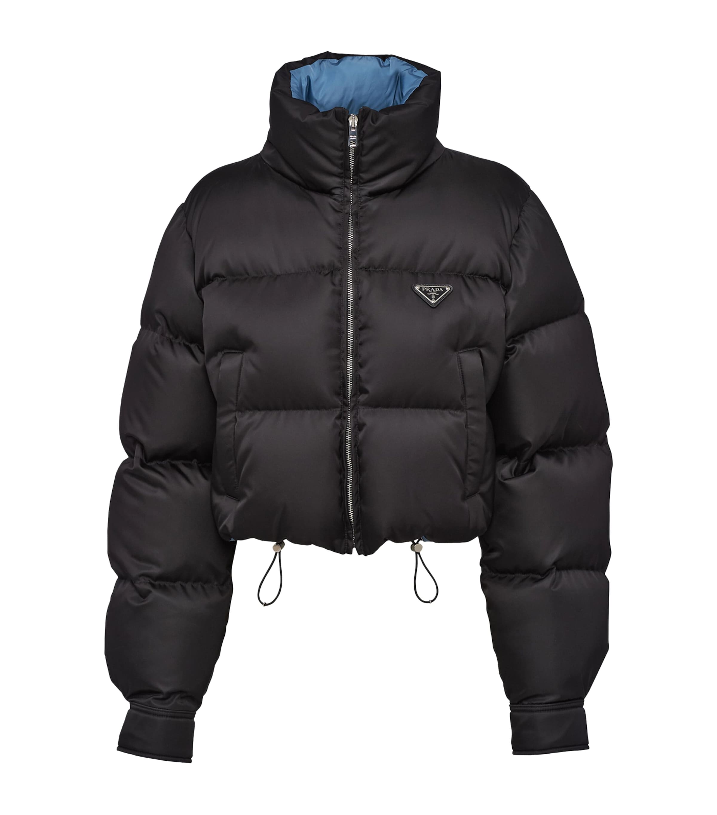 Prada Crop Re Nylon Puffer Jacket Harrods UK