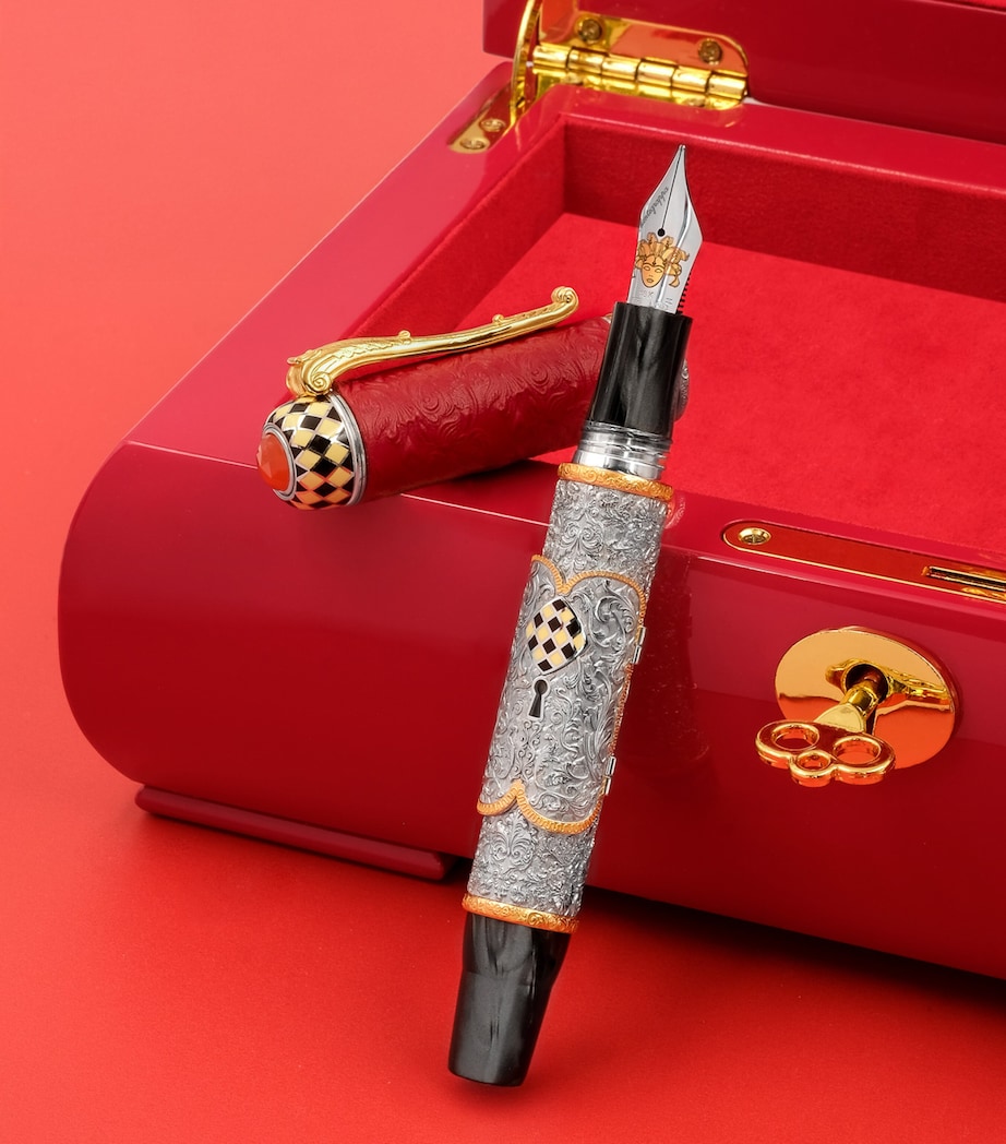 Sterling Silver Casanova Fountain Pen MULTI Image 3