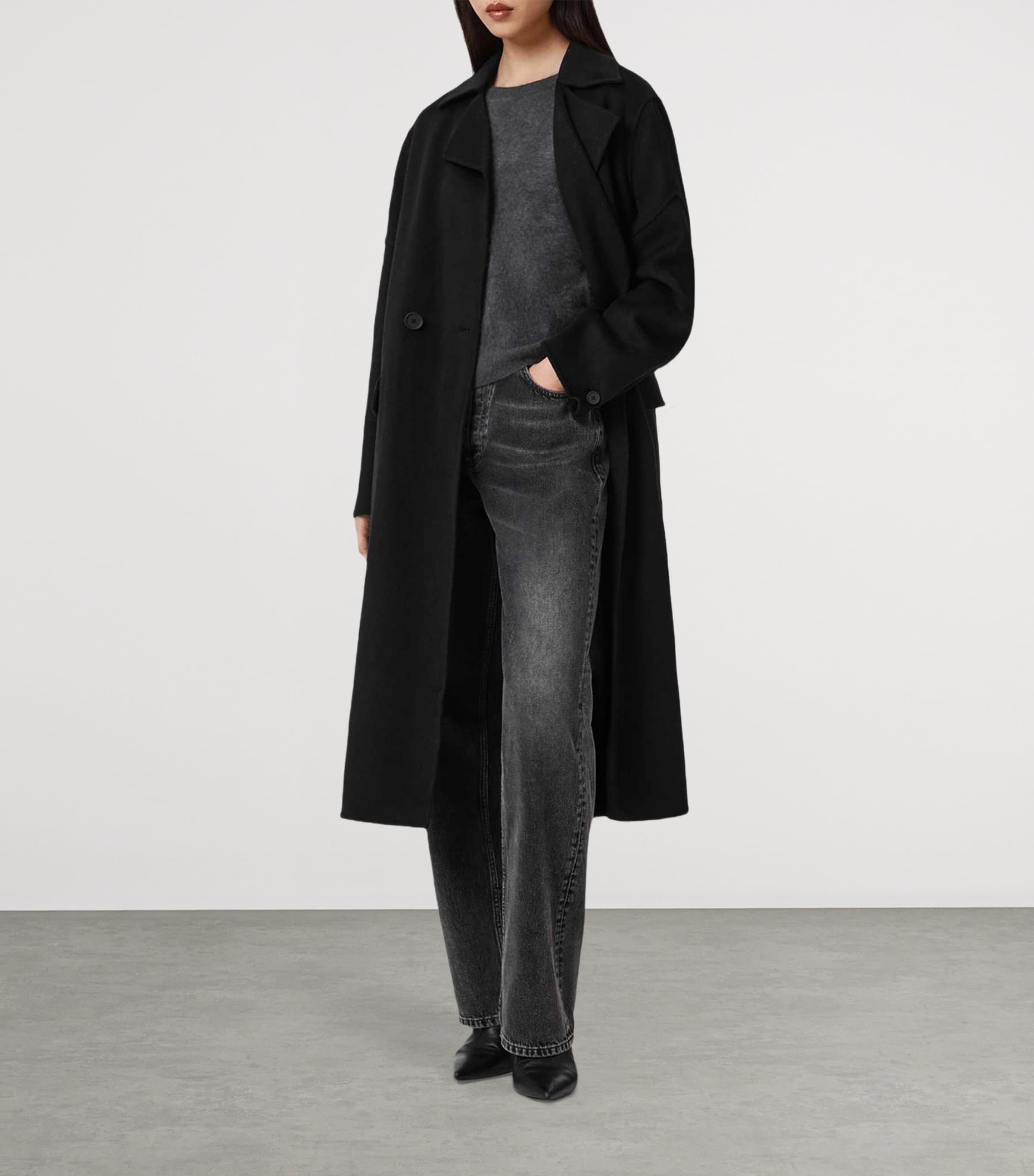 Wool-Blend Sellma Coat BLACK Image 5