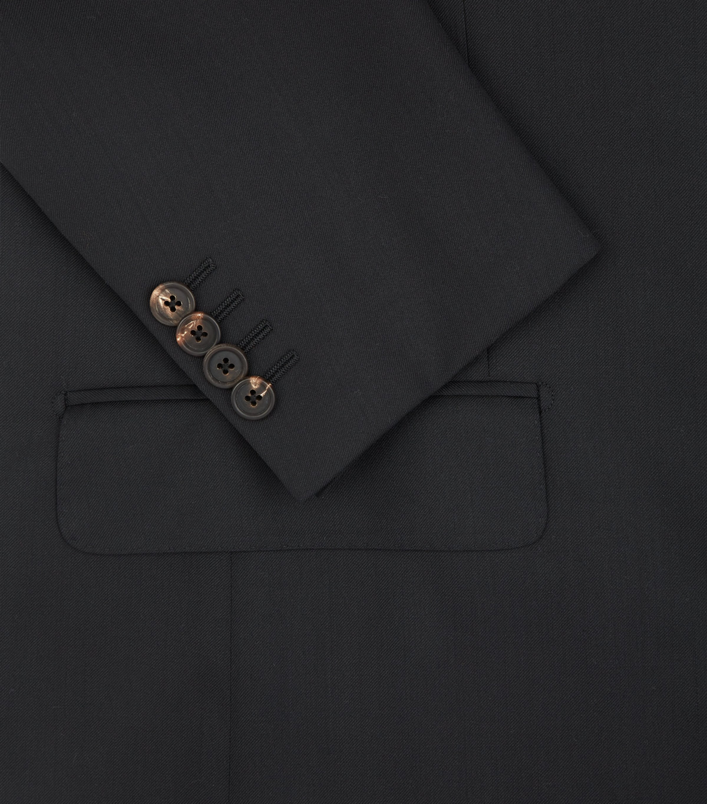 Wool 2-Piece Suit 20 BLACK Image 8