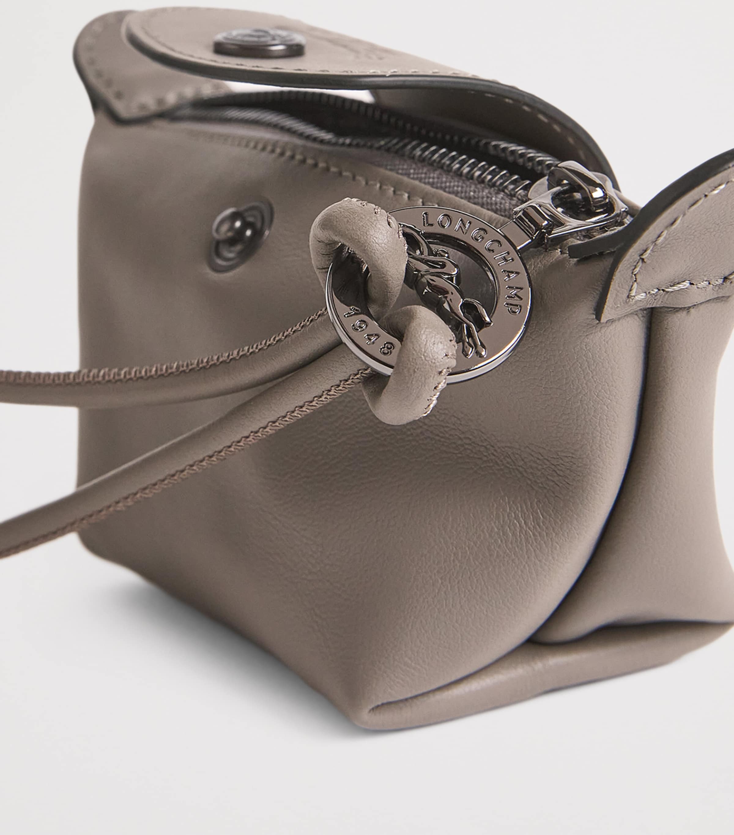 Longchamp Leather Le Pliage Xtra Coin Purse Turtledove Image 5