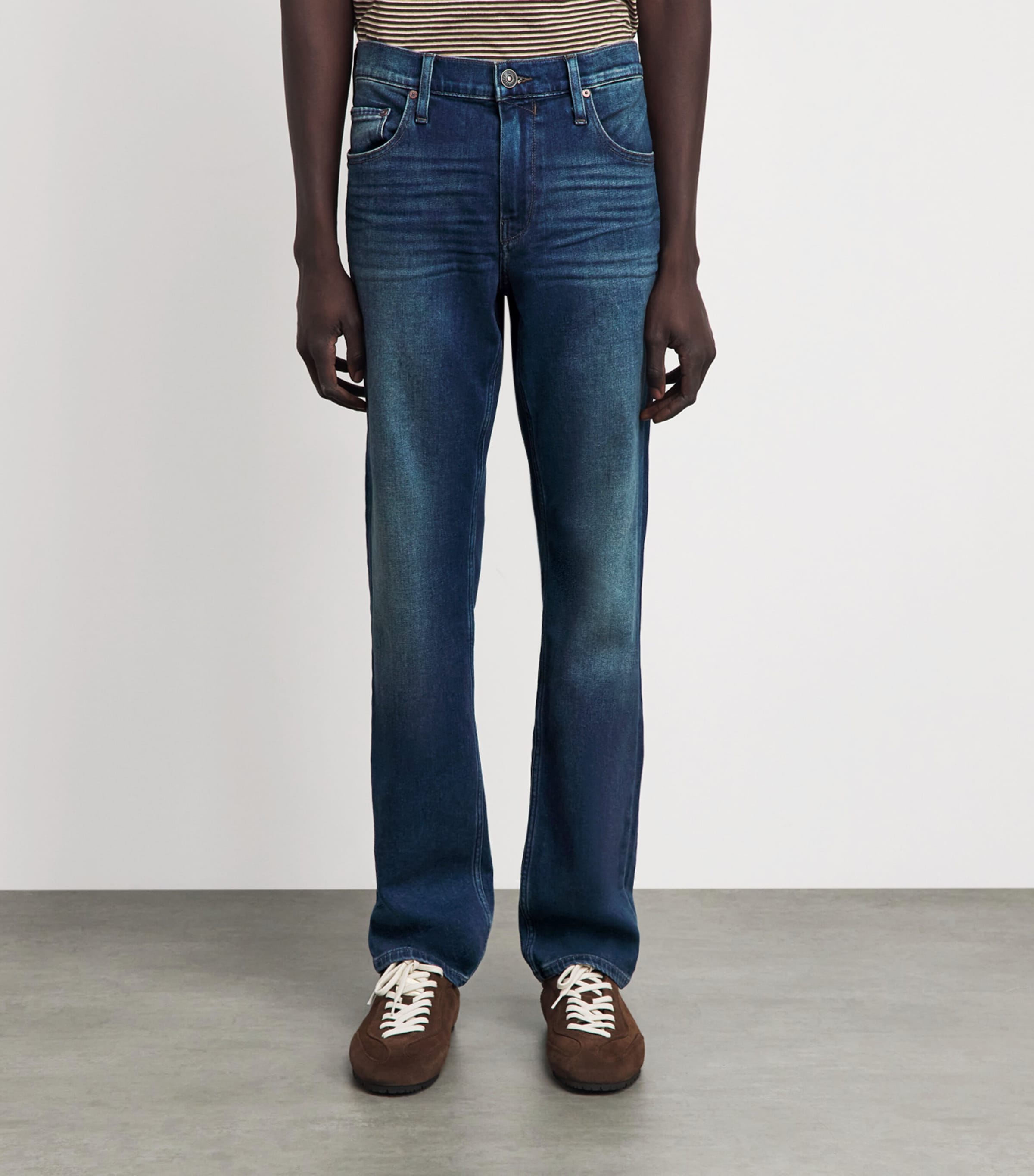 PAIGE Mens Normandie Straight Jeans Kirkwin Image 4