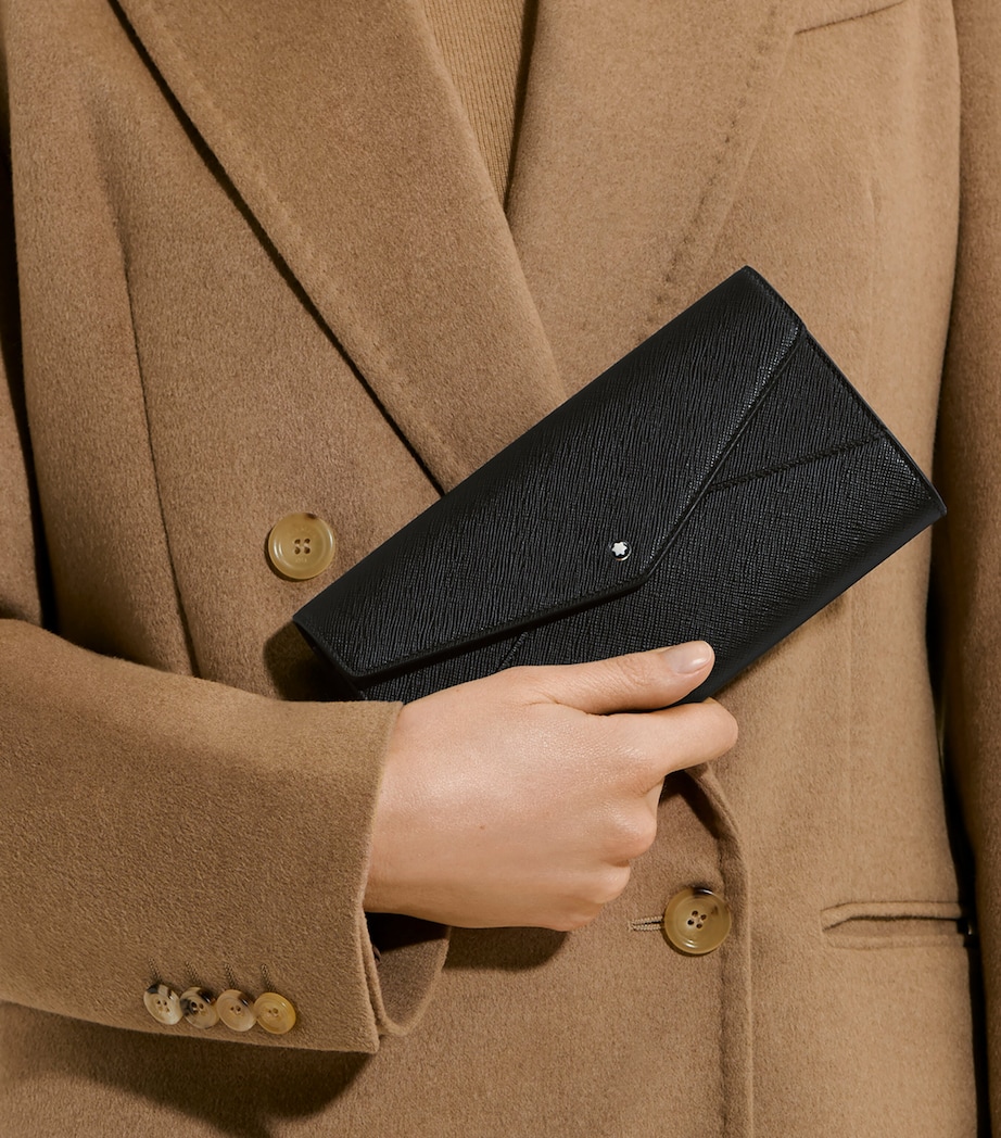 Montblanc Leather Sartorial Continental Wallet Black Image 2