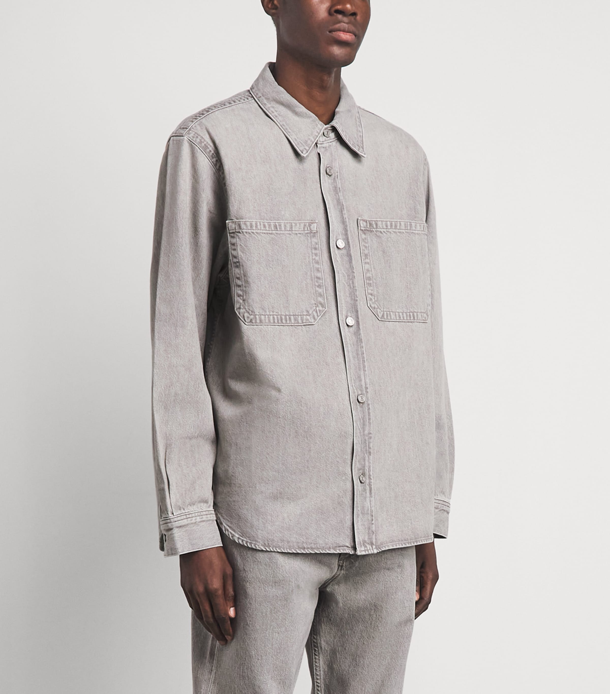 AGOLDE Mens Craven Denim Shirt Digital Image 4