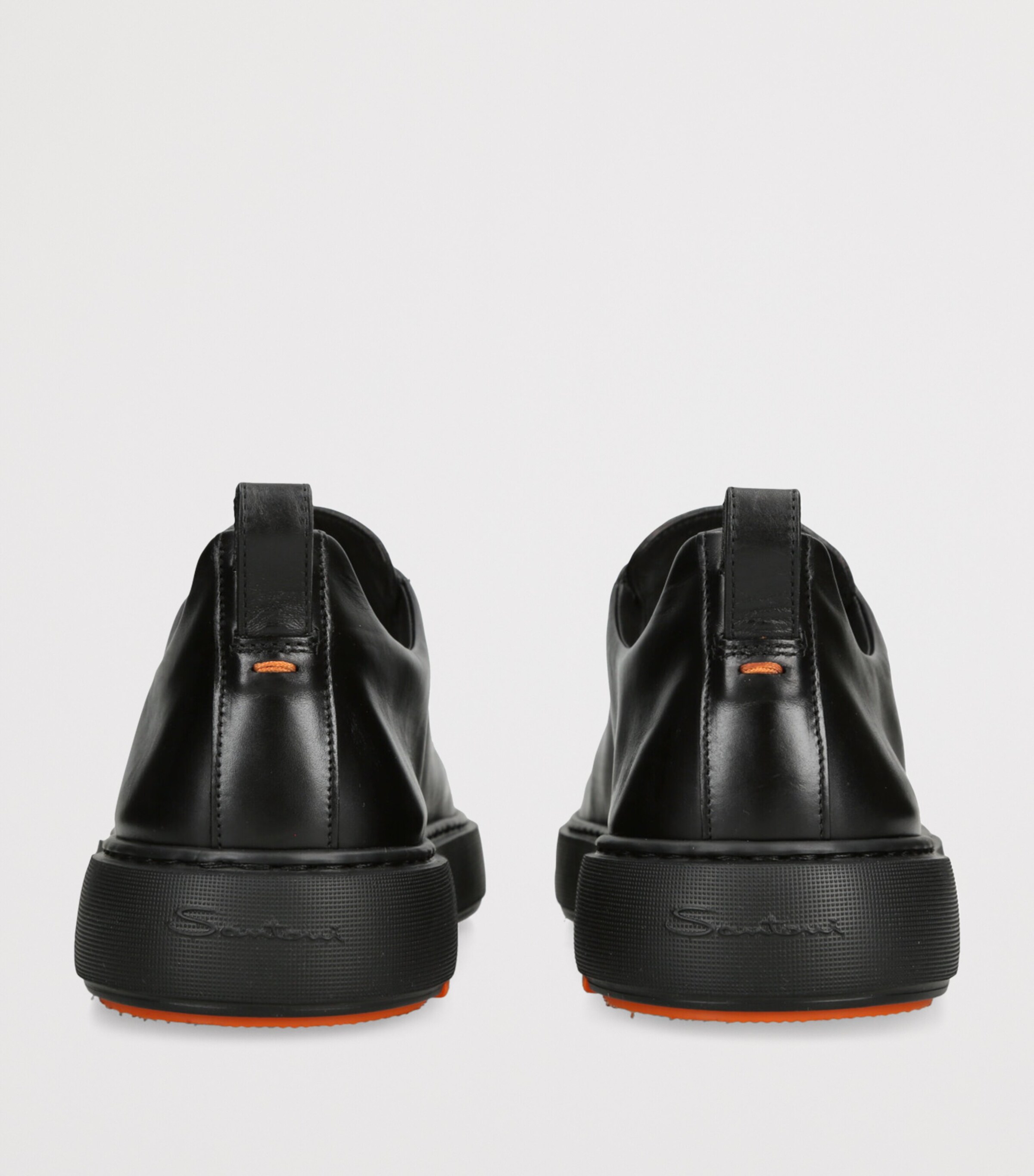 Leather Clean Icon Sneakers BLACK Image 2