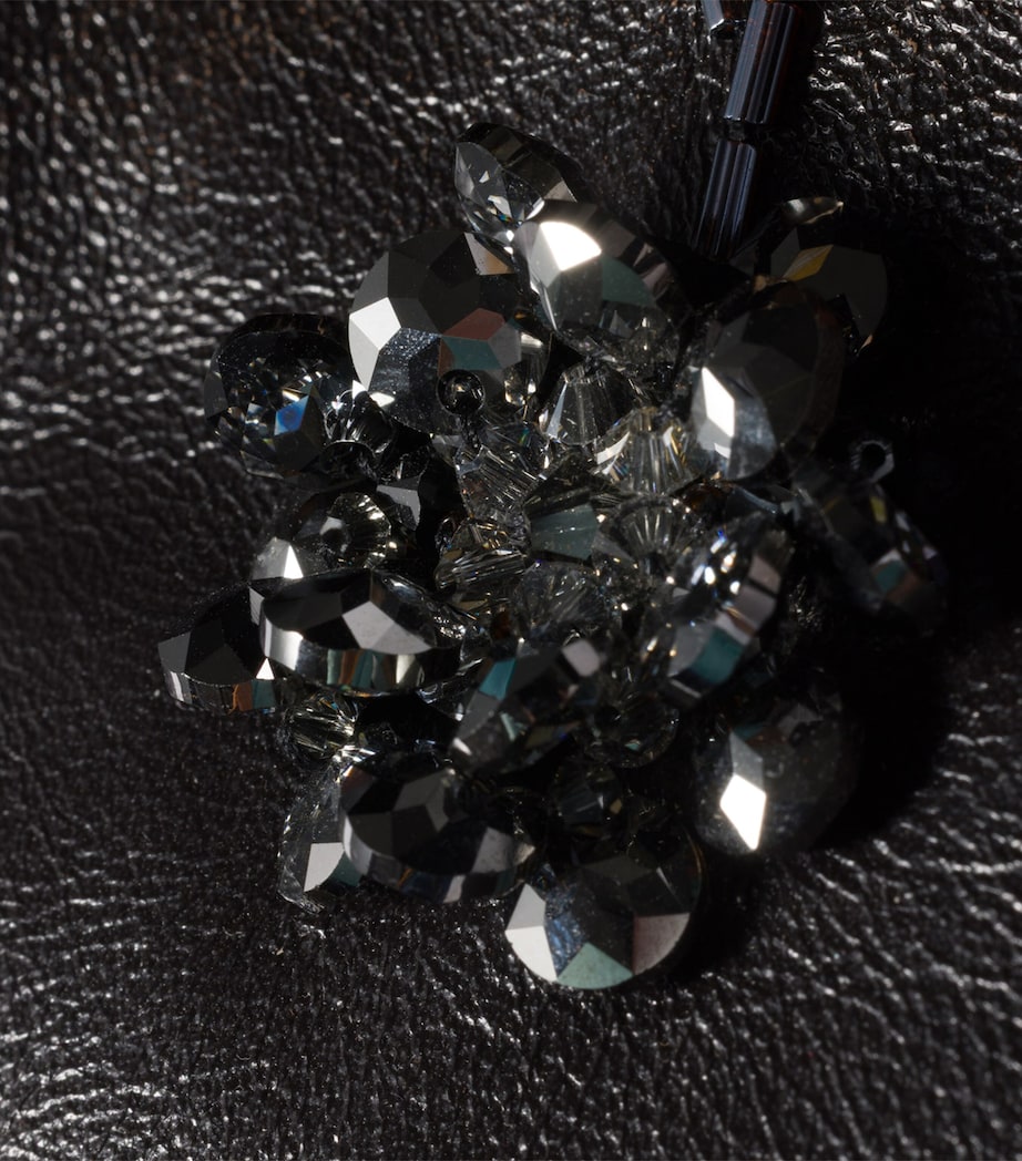 Leather Embellished Top-Handle Bag F0201 Image 7