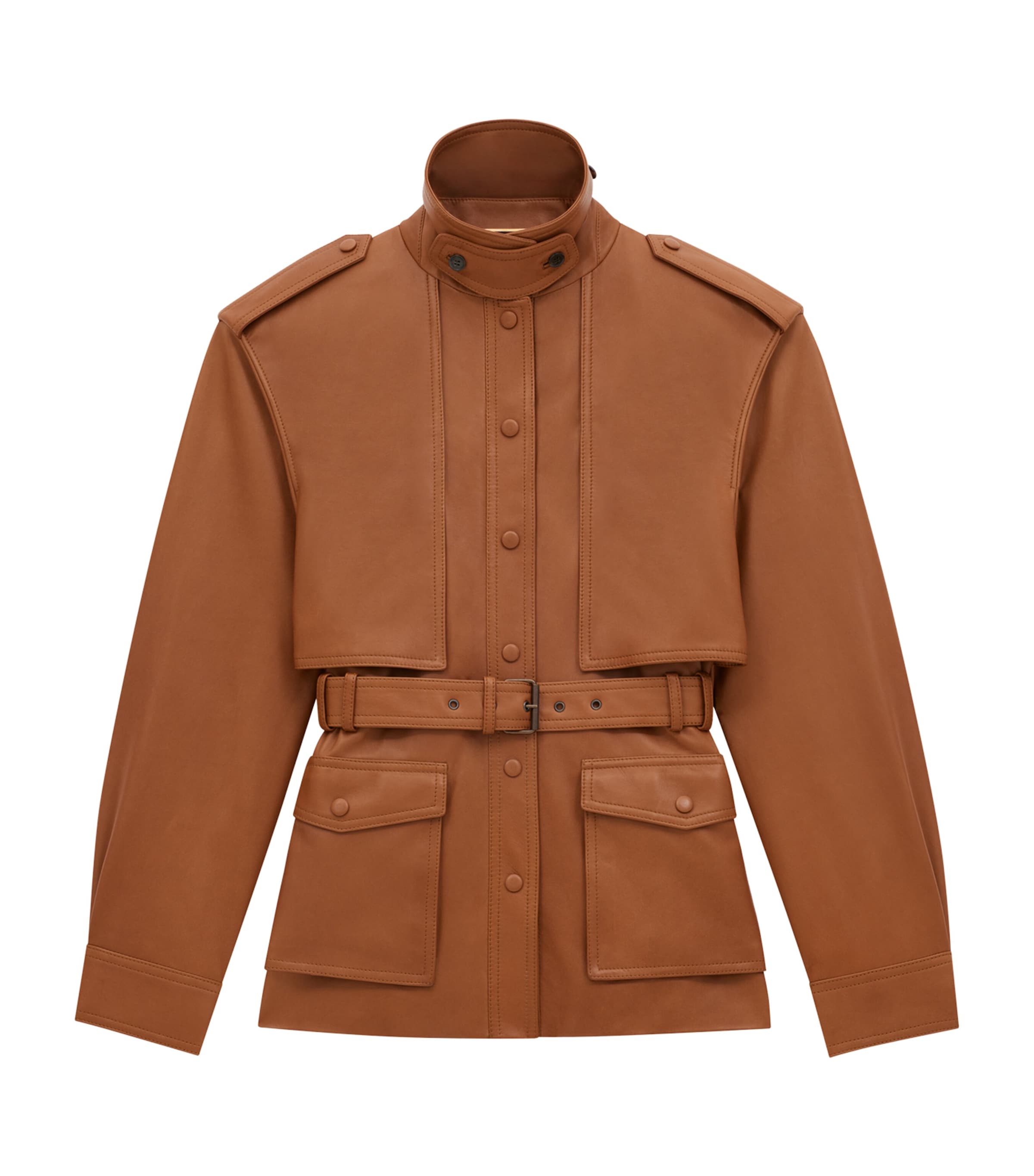 Leather Safari Jacket 2576 Image 2