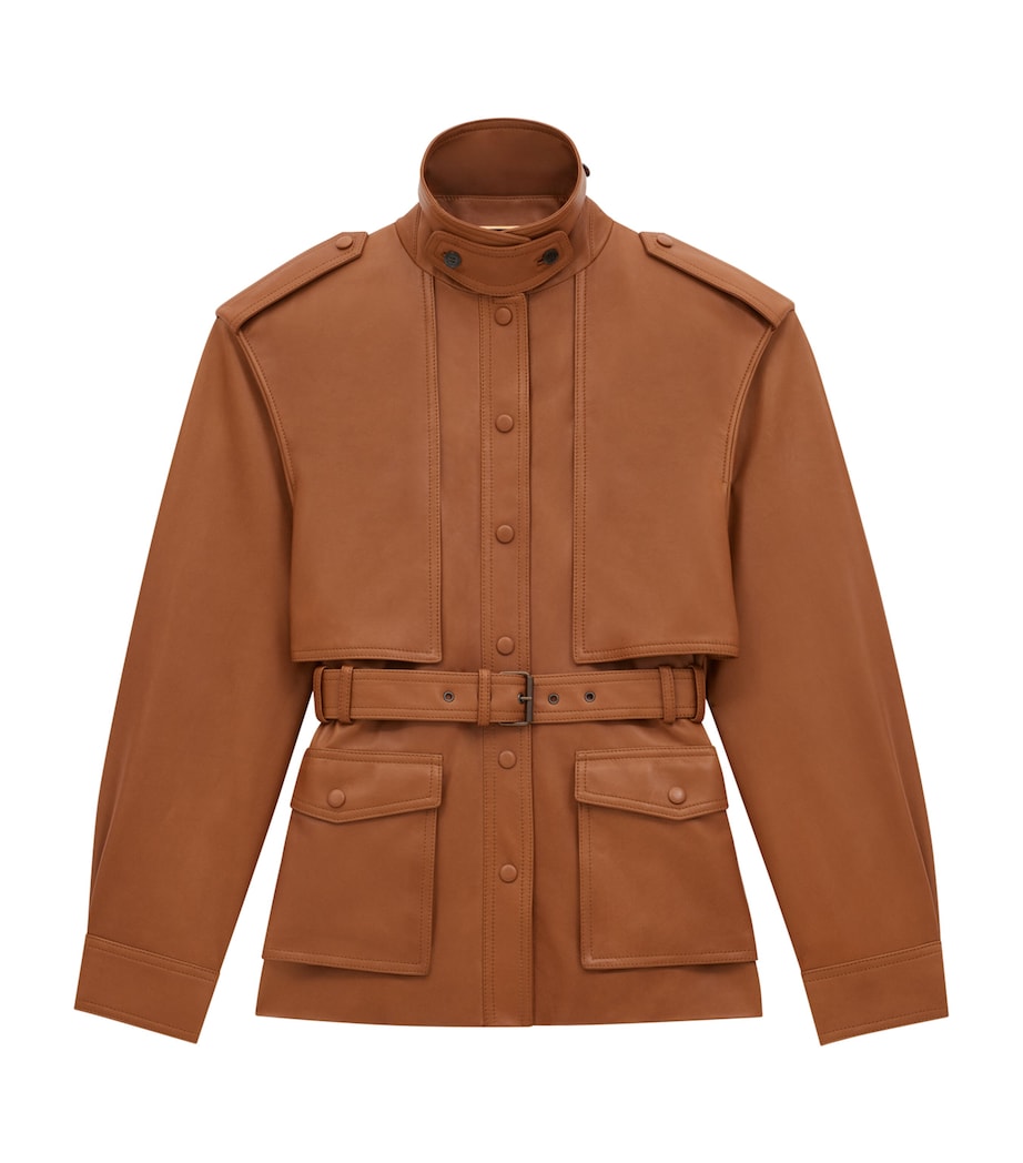 Leather Safari Jacket 2576 Image 2