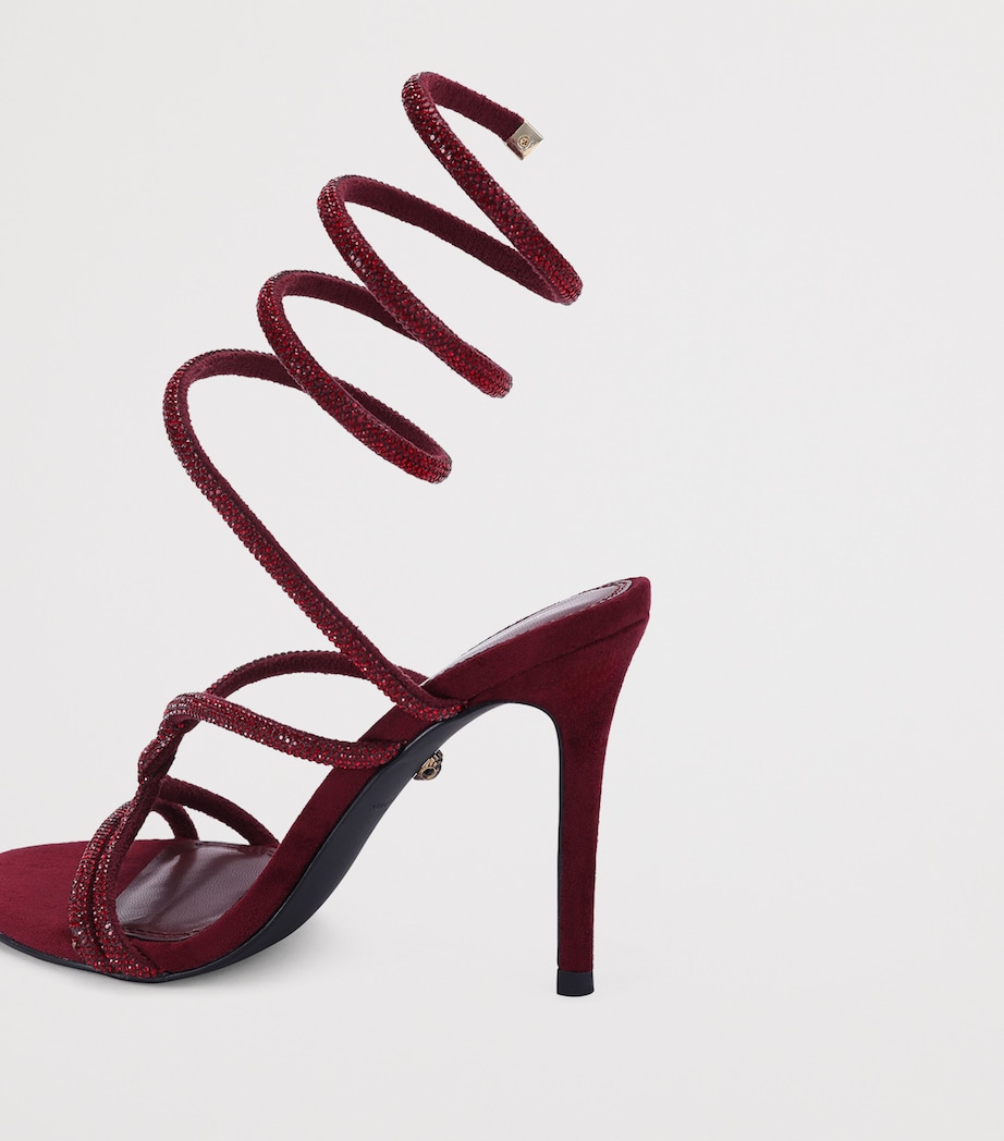 Kurt Geiger London Embellished Spiral Sandals 90 Wine Image 3