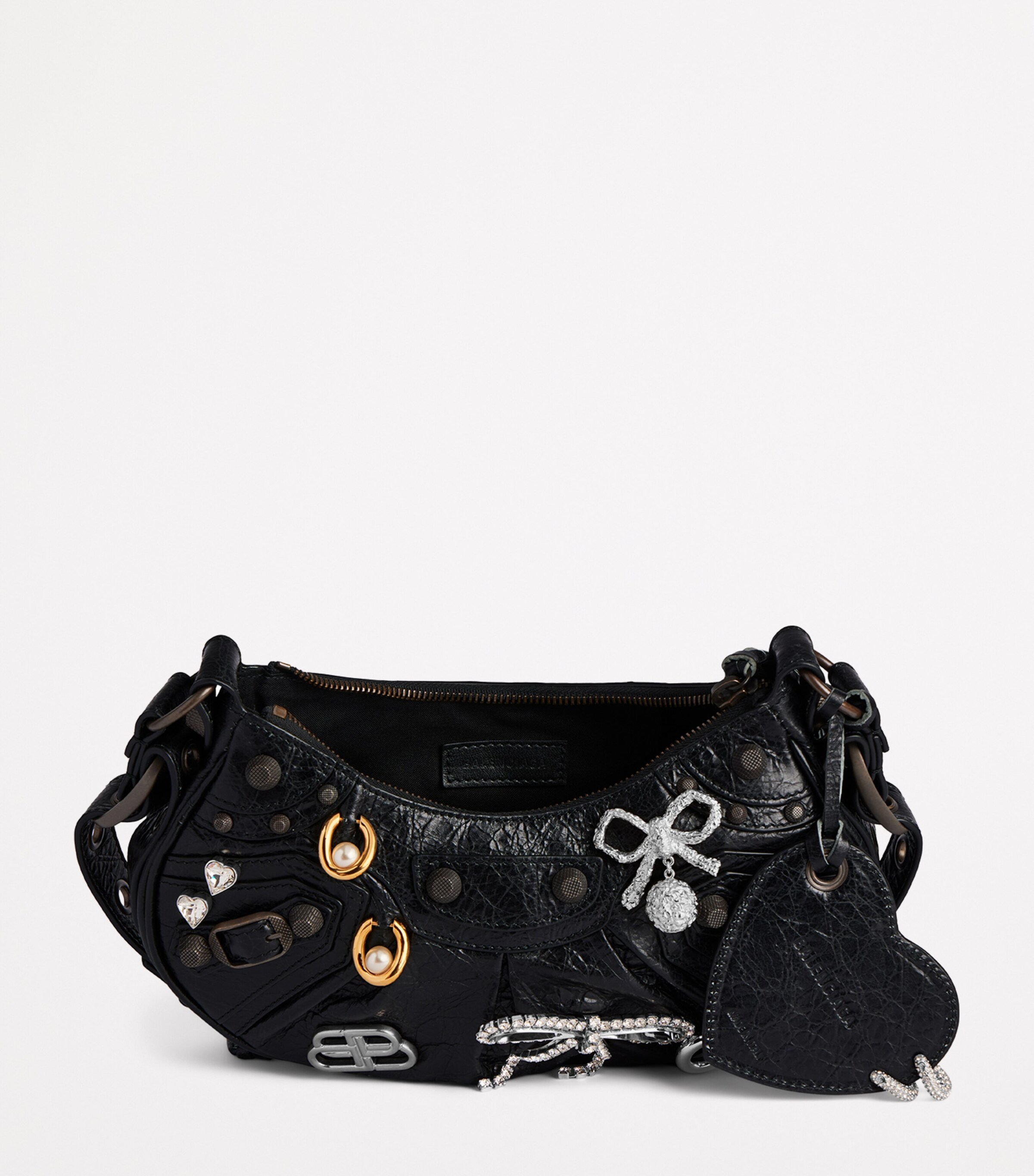 Extra Small Lambskin Le Cagole Charm Shoulder Bag 1000 Image 4