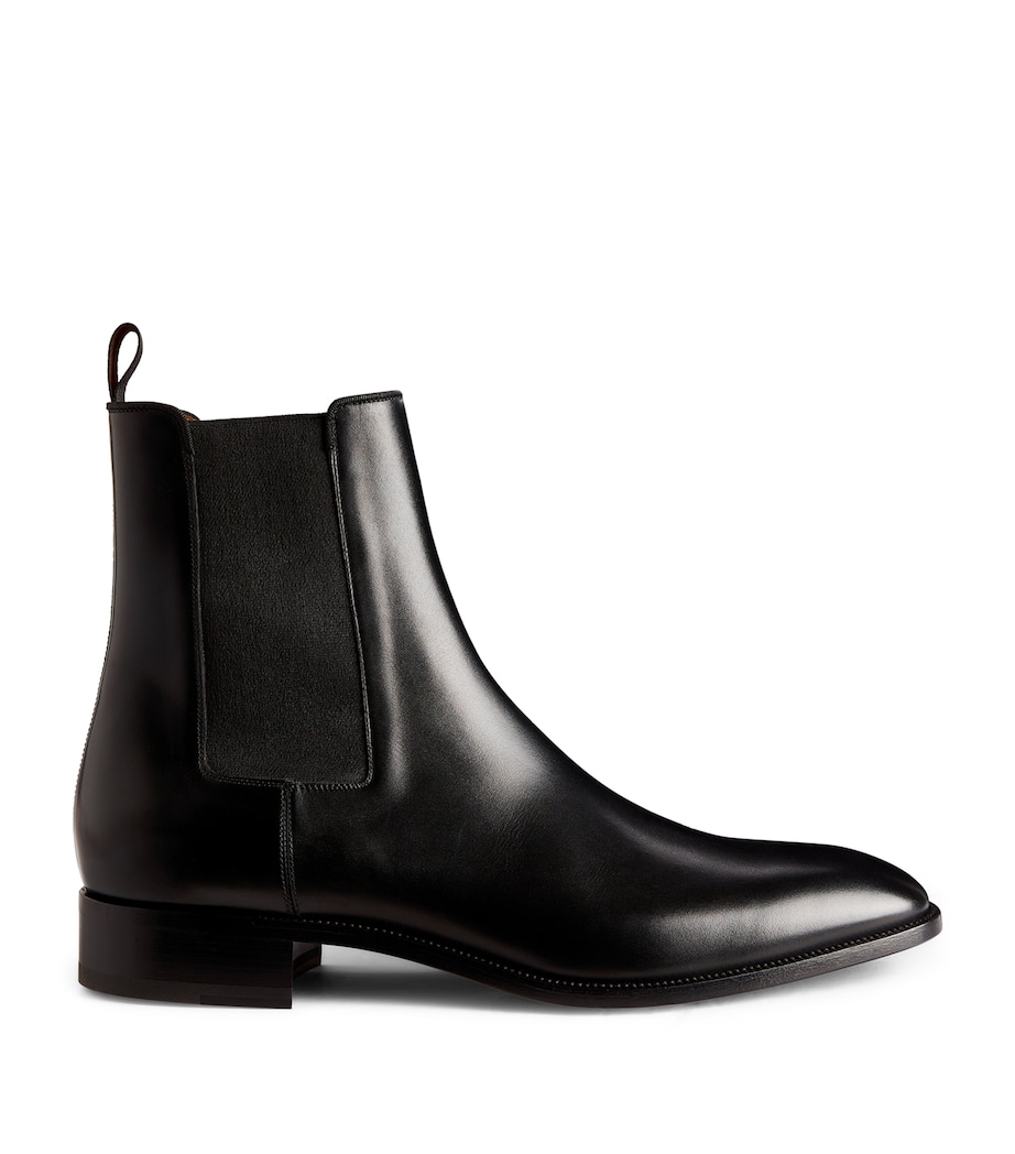 Samson Leather Chelsea Boots BK01 Image 1