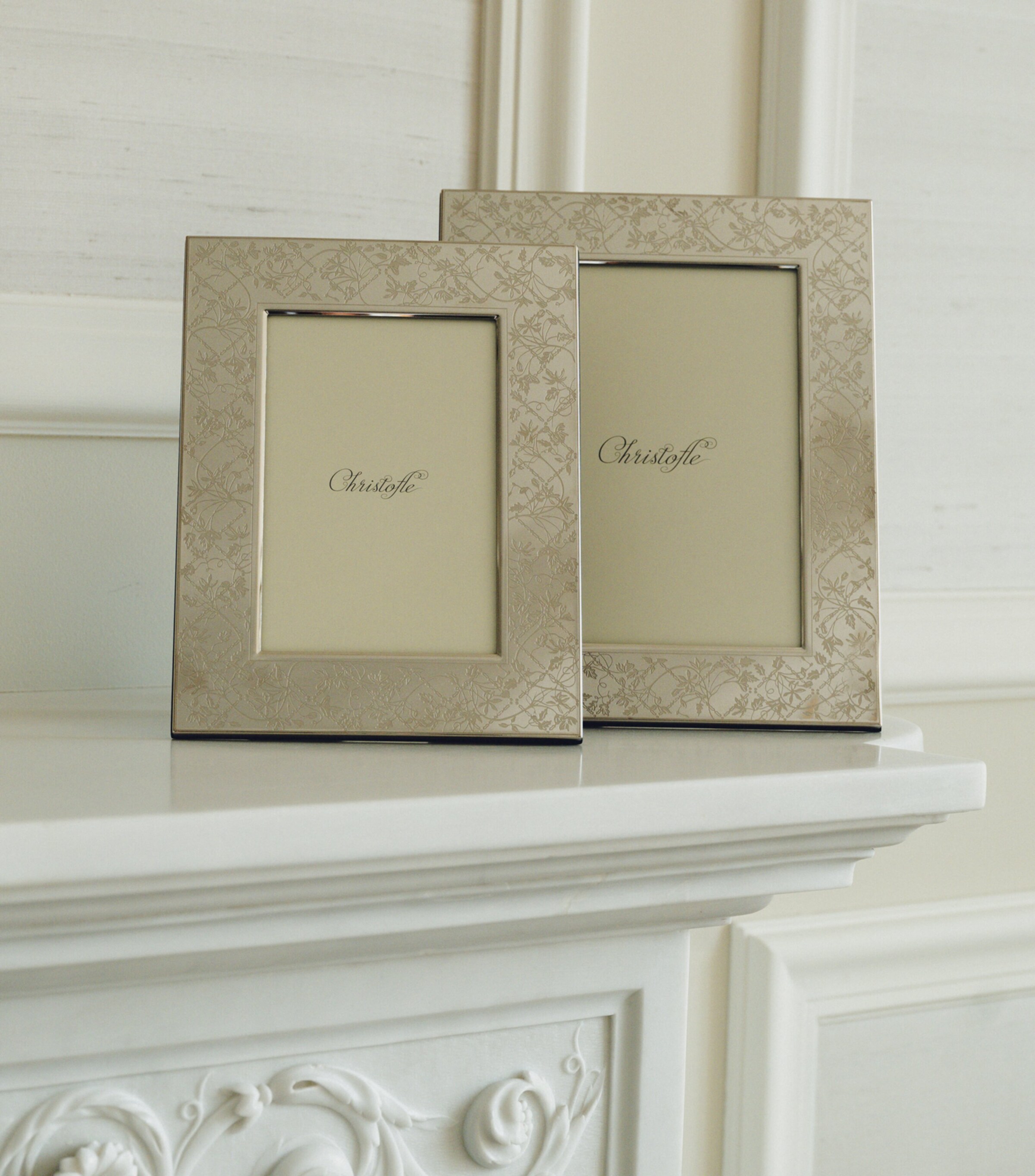 Christofle Stainless Steel Les Fables Frame (10cm x 15cm) Silver Image 2