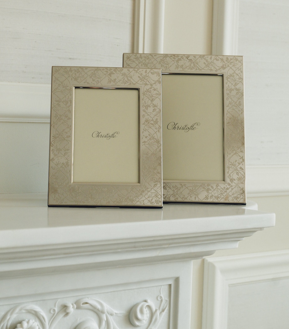 Christofle Stainless Steel Les Fables Frame (10cm x 15cm) Silver Image 2