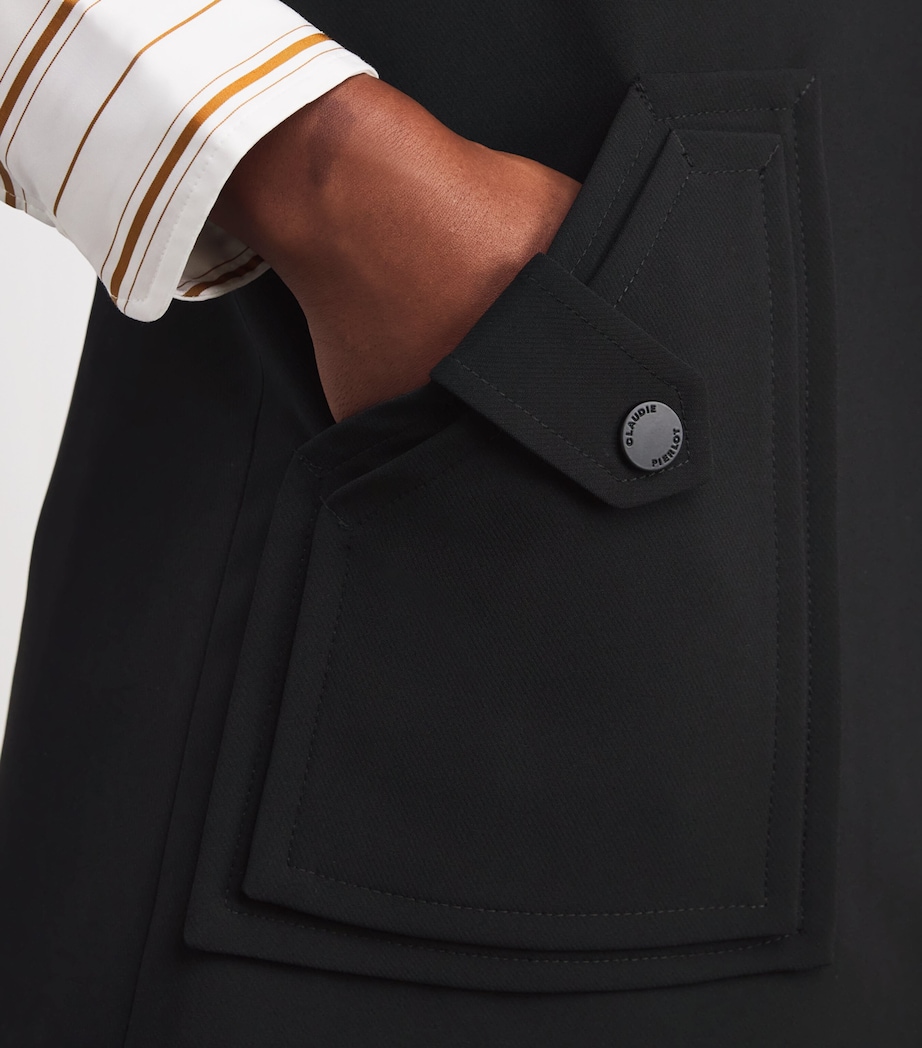 Pinafore Mini Dress BLACK Image 4