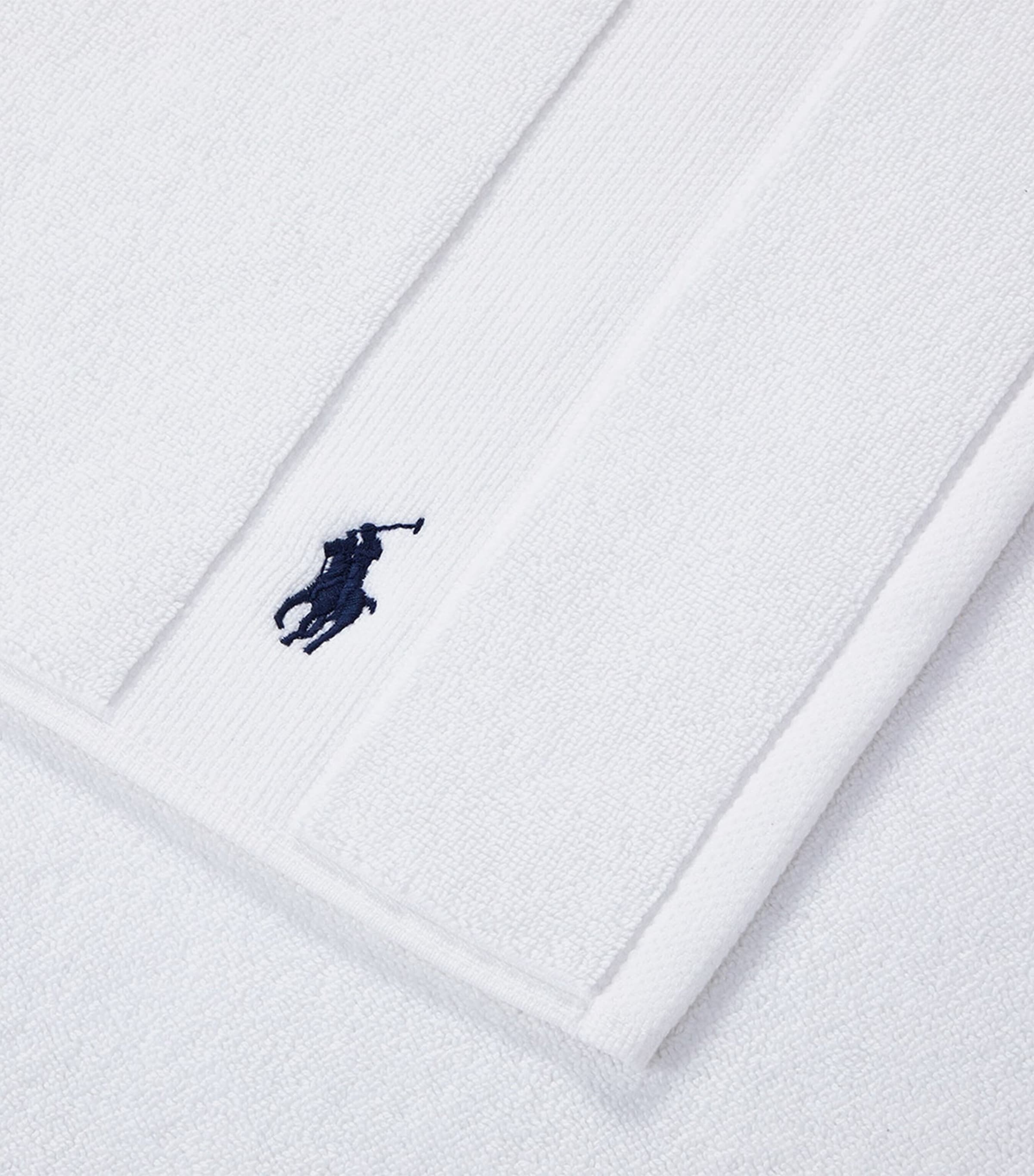 Polo Player Bath Mat (55cm x 90cm) WHITE Image 3