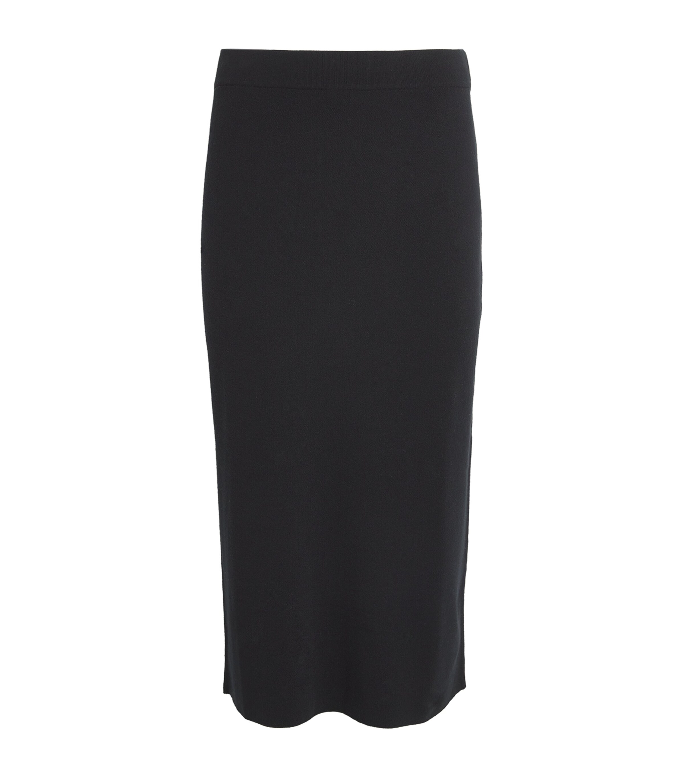 Weekend Max Mara Womens Knitted Midi Skirt Black Image 1