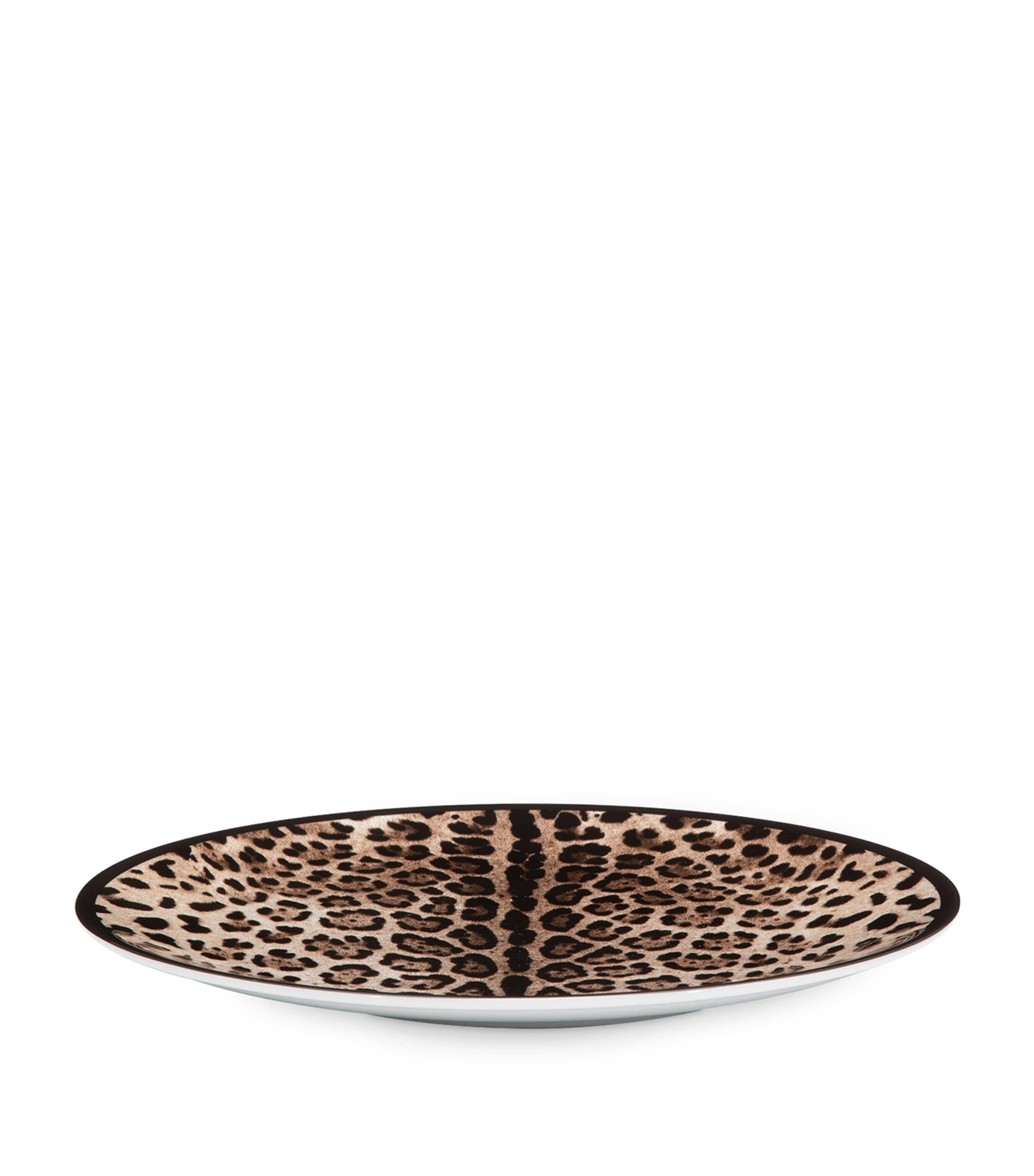 Dolce&Gabbana Casa Porcelain Leopard Charger Plate (31cm) Leopardo Image 3