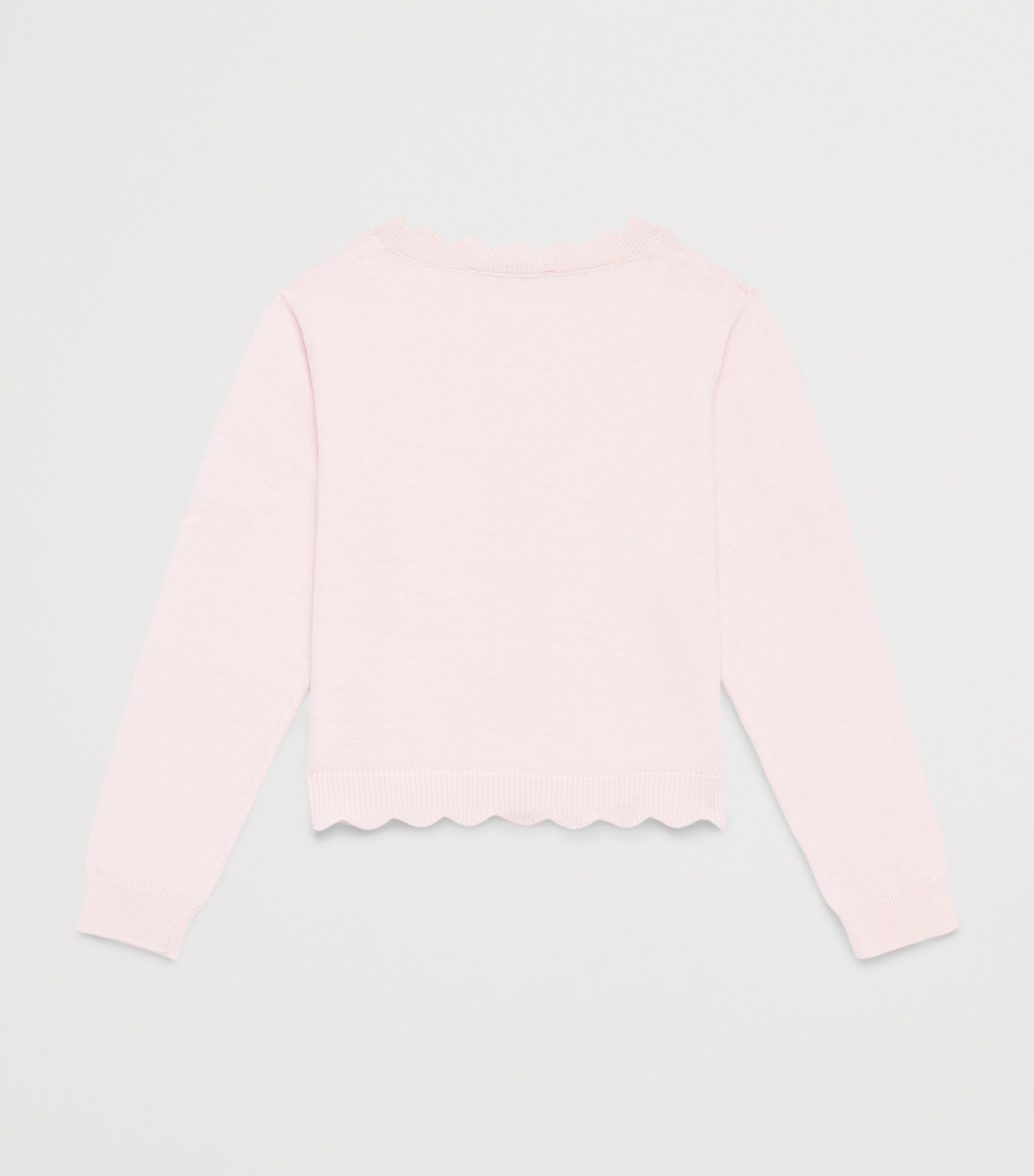 Monnalisa Pink Cotton-Wool Bow Cardigan (6 Months - 6 Years) | Harrods US