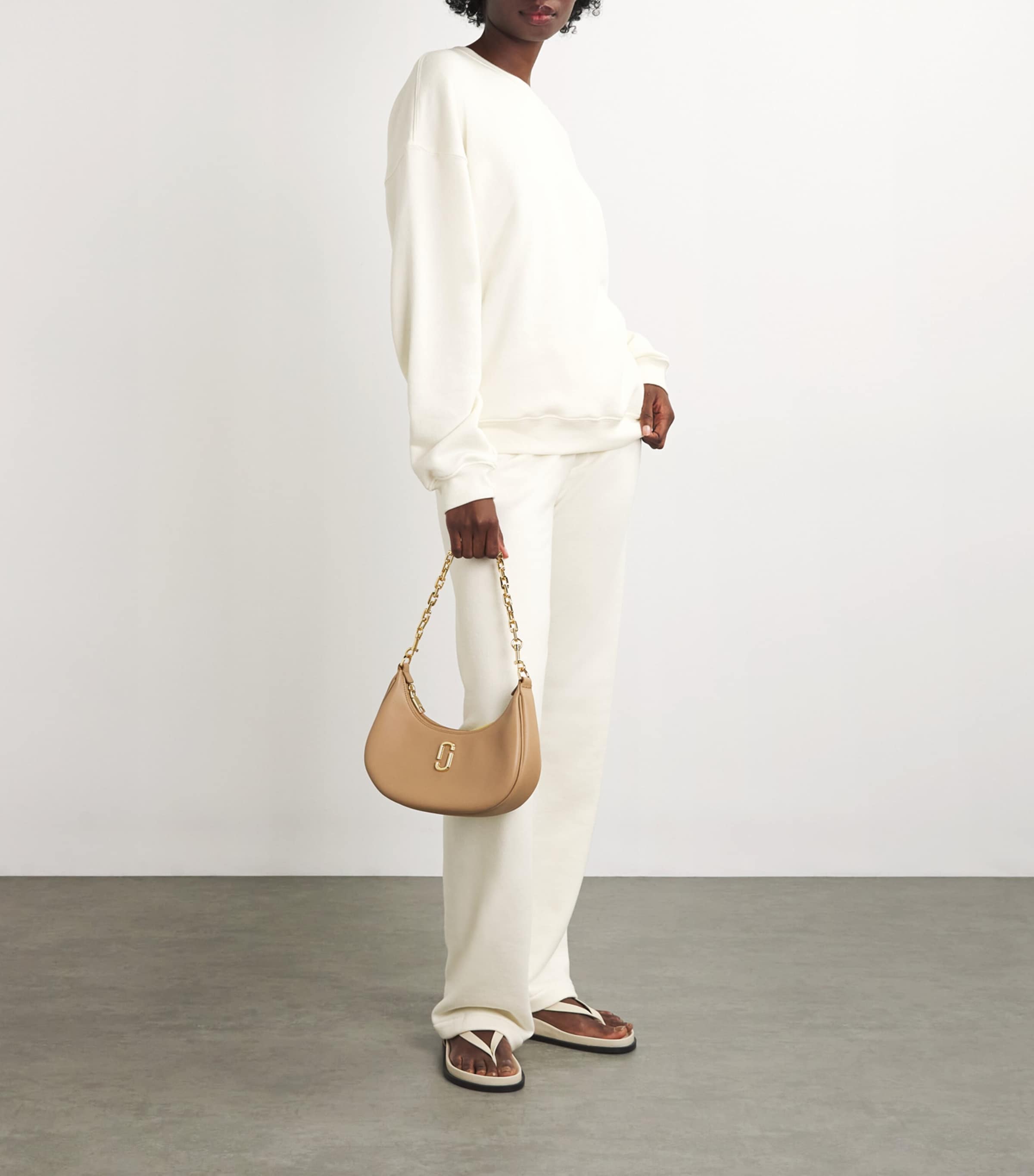 Straight-Leg Sweatpants CREAM Image 2