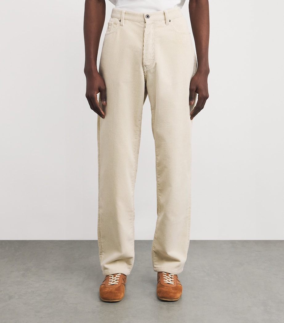 Cotton Corduroy Five-Pocket Trousers U1125 Image 3