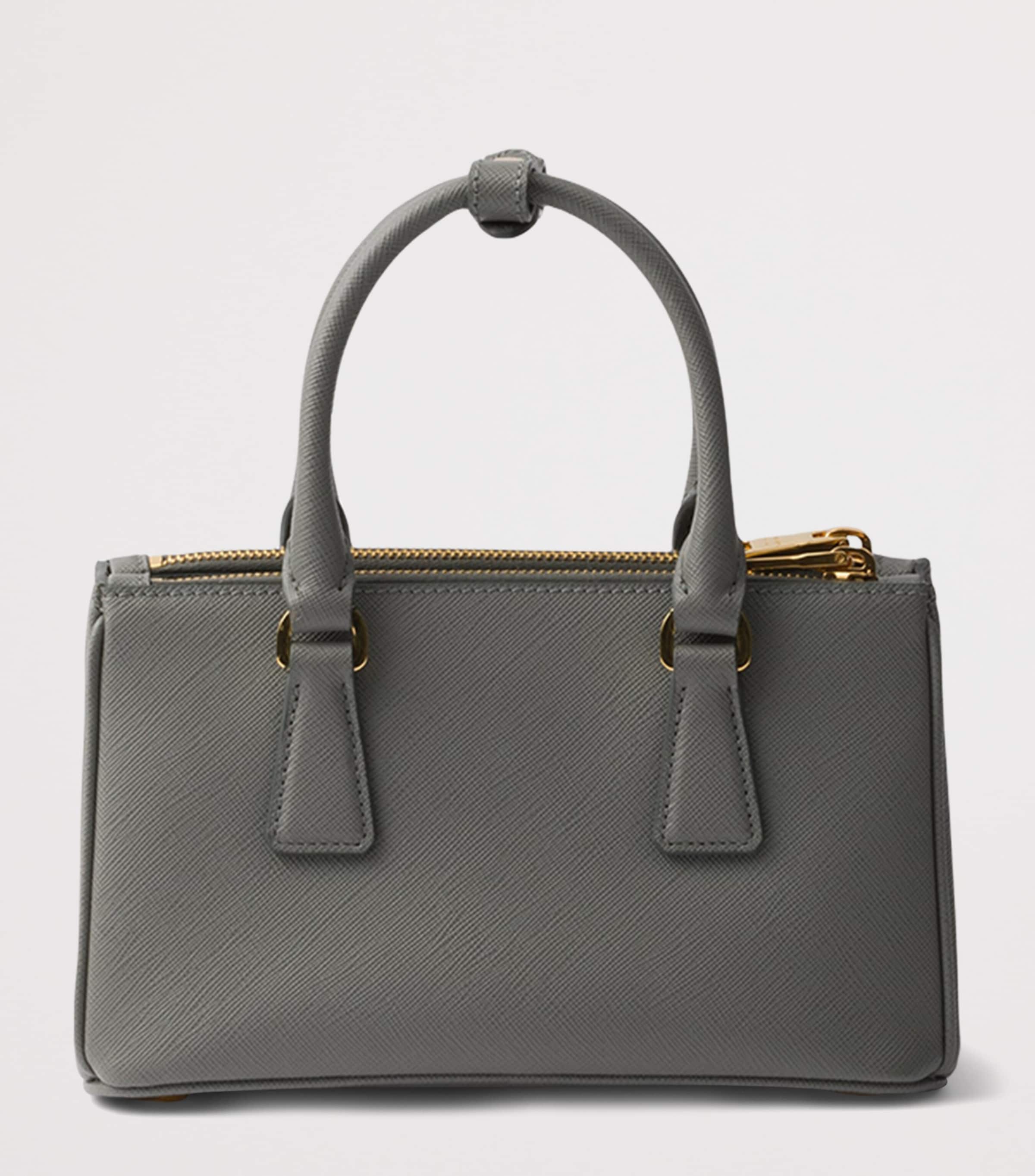 Mini Saffiano Leather Galleria Top-Handle Bag F0480 Image 4