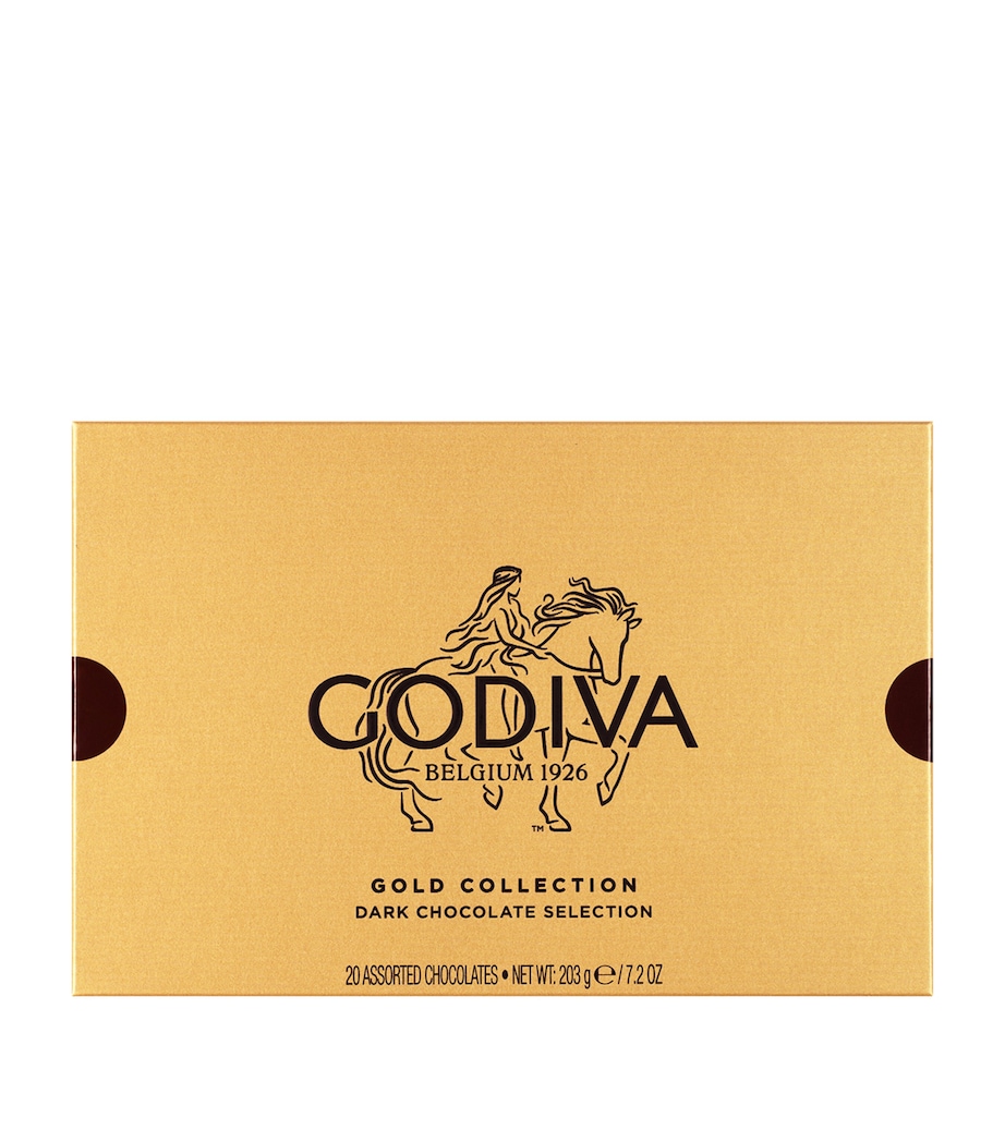 Godiva Gold Collection Dark Chocolate 20-Piece Selection Box (203g) Image 3