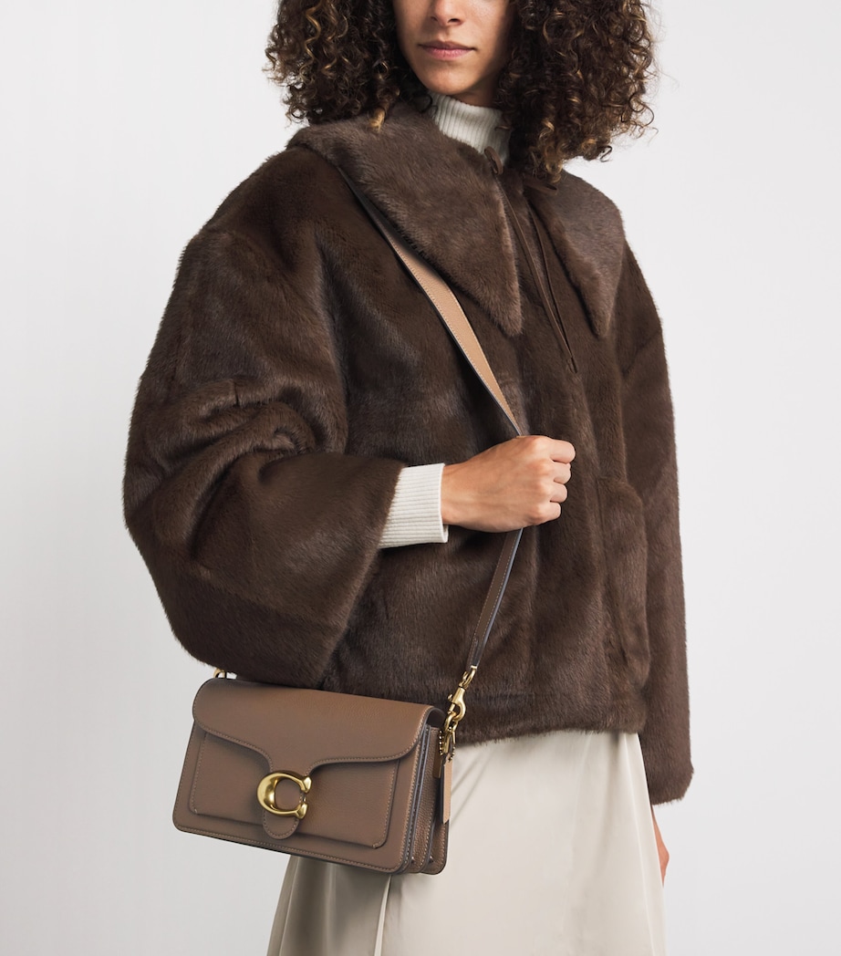 Leather Tabby 26 Shoulder Bag DARK STONE Image 5