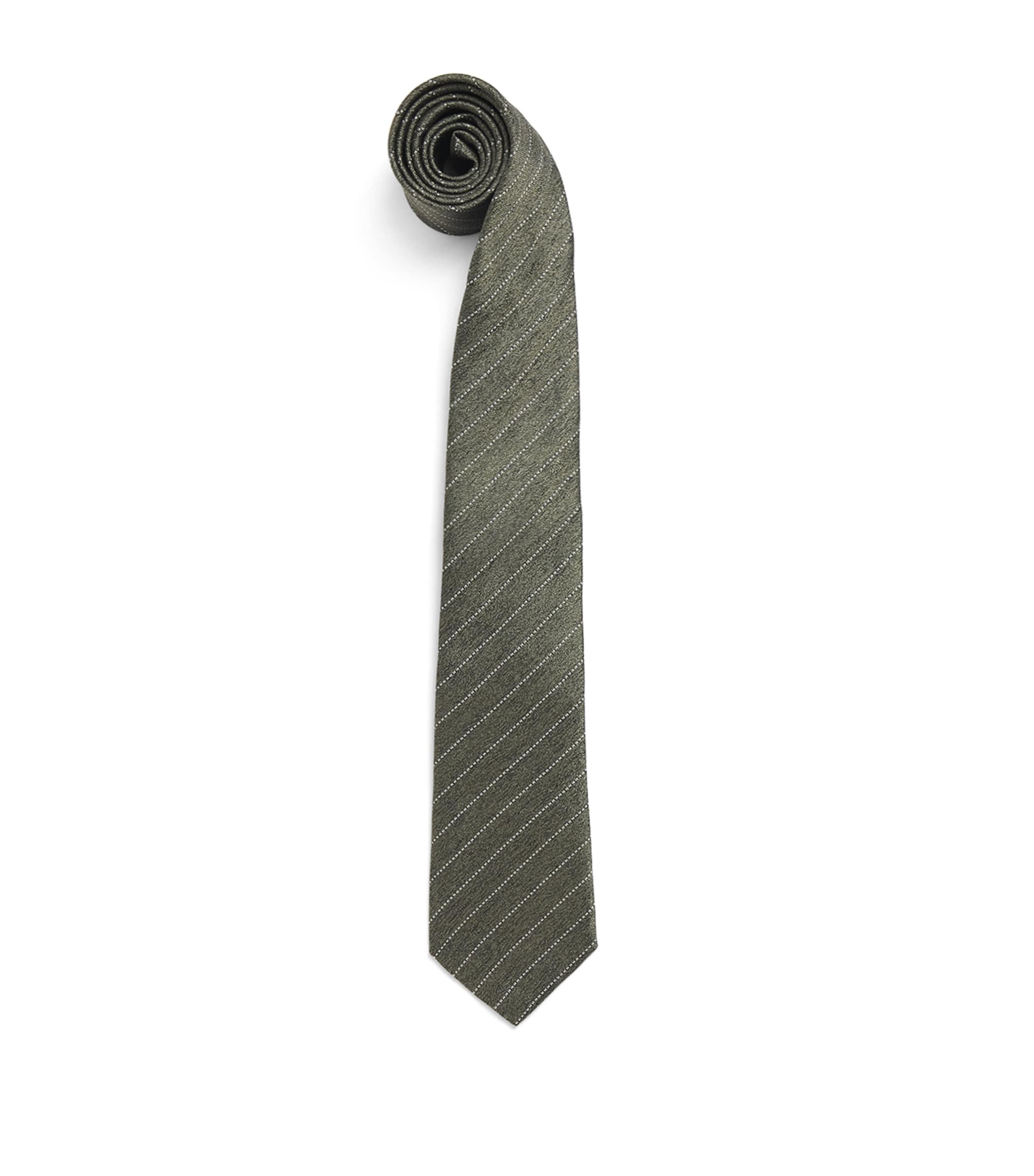 Canali Silk Stripe Tie Image 1