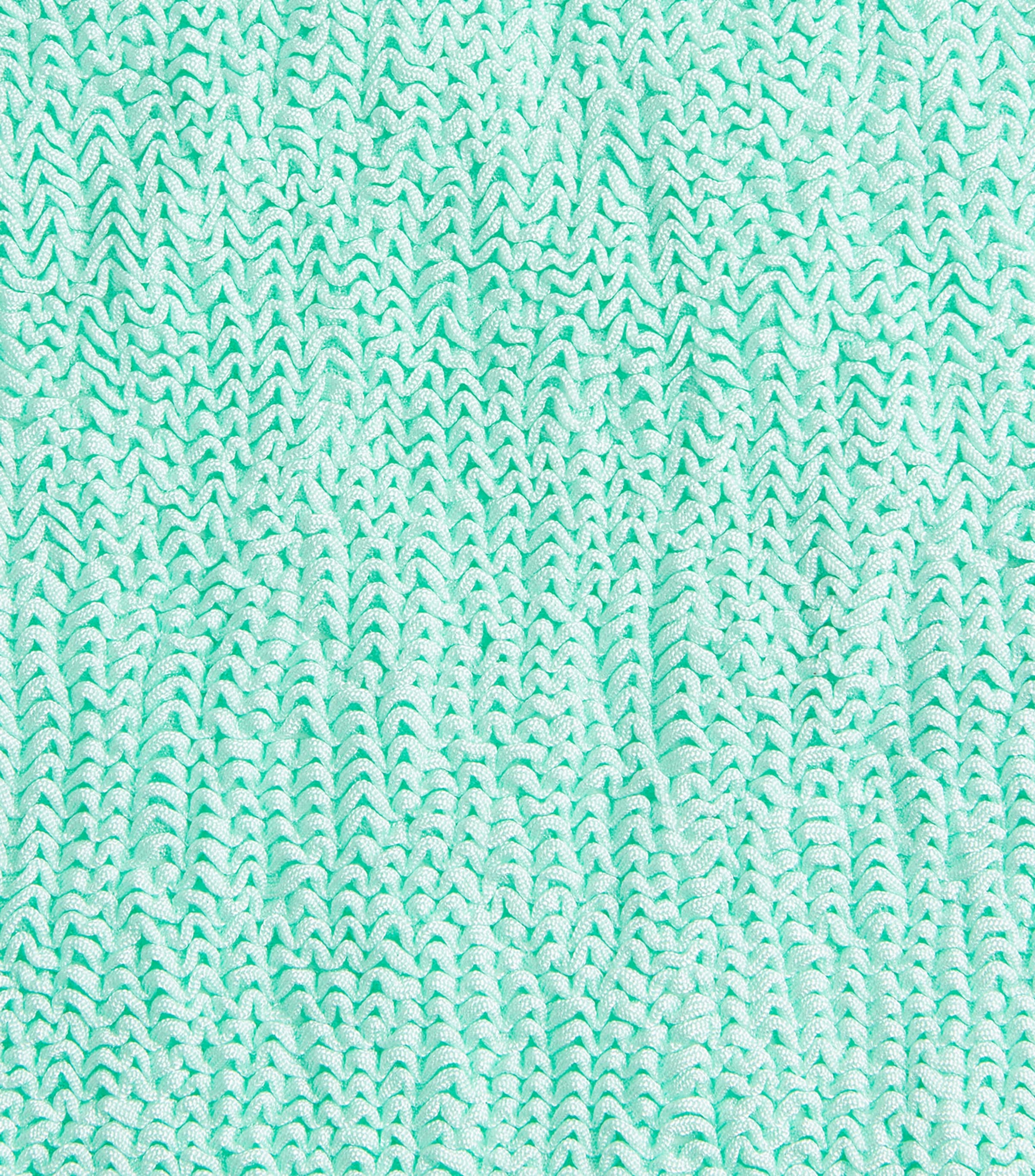 Hunza G Womens Pamela Swimsuit Metallic Mint Image 4