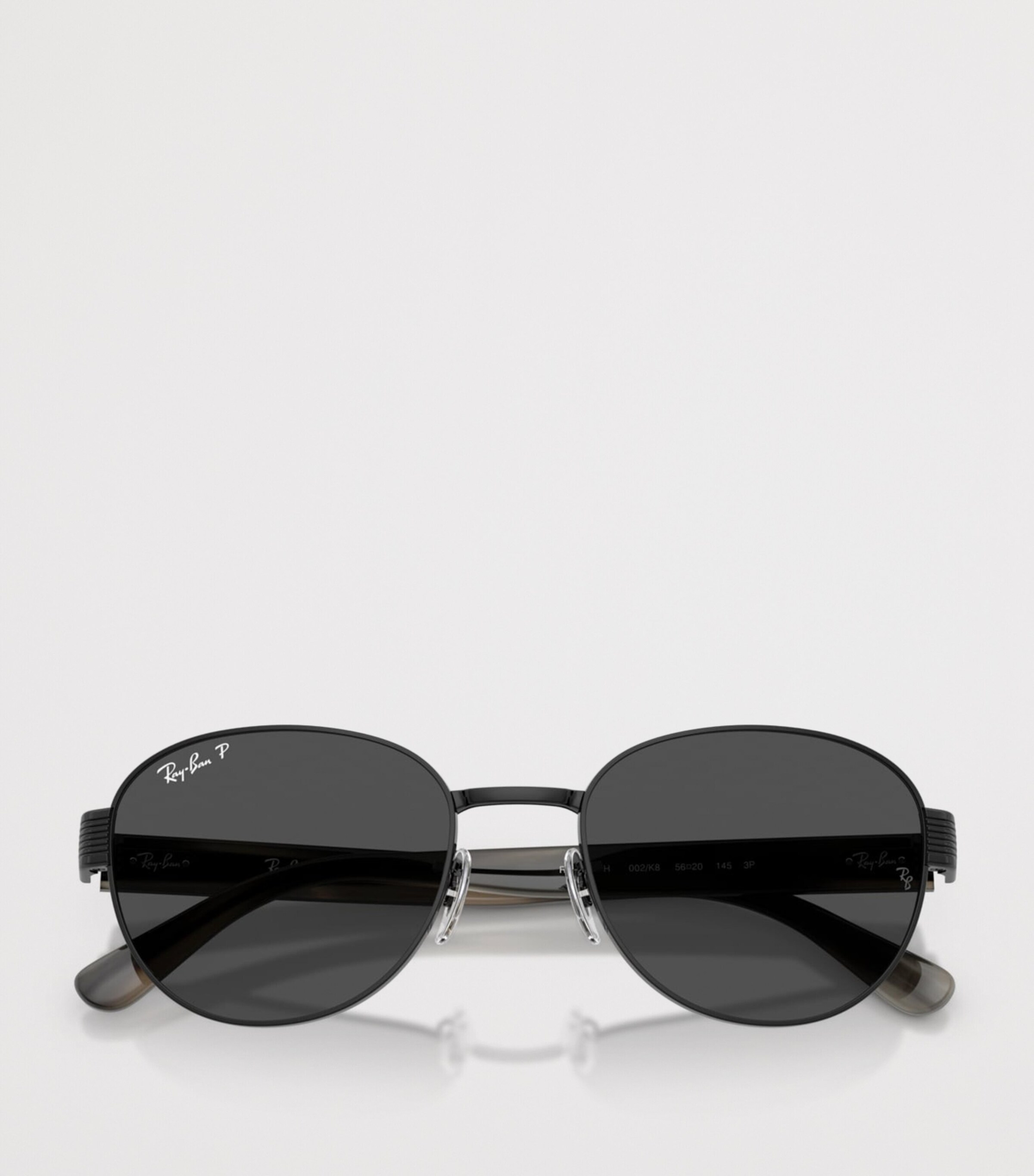Ray-Ban RB3766 Polarized+ Lenses Square Sunglasses Black Image 5