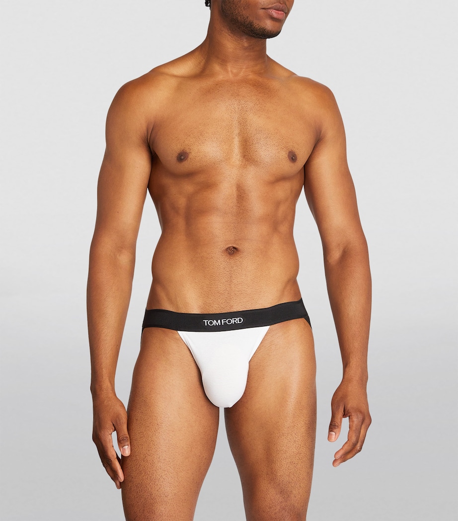 Logo Jock Strap 100 WHITE Image 2