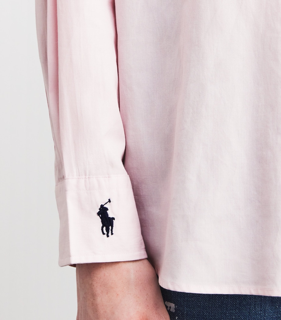 Cotton Polo Pony Shirt SURFSIDE ROSE Image 6