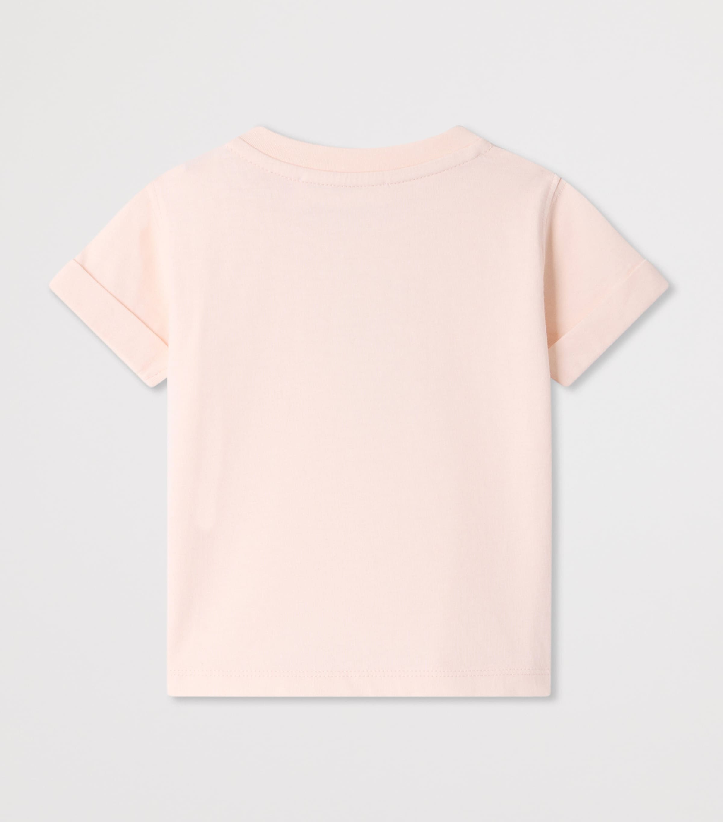 Bonpoint Cat Print T-Shirt (6-18 Months) Rose Chamallow Image 2